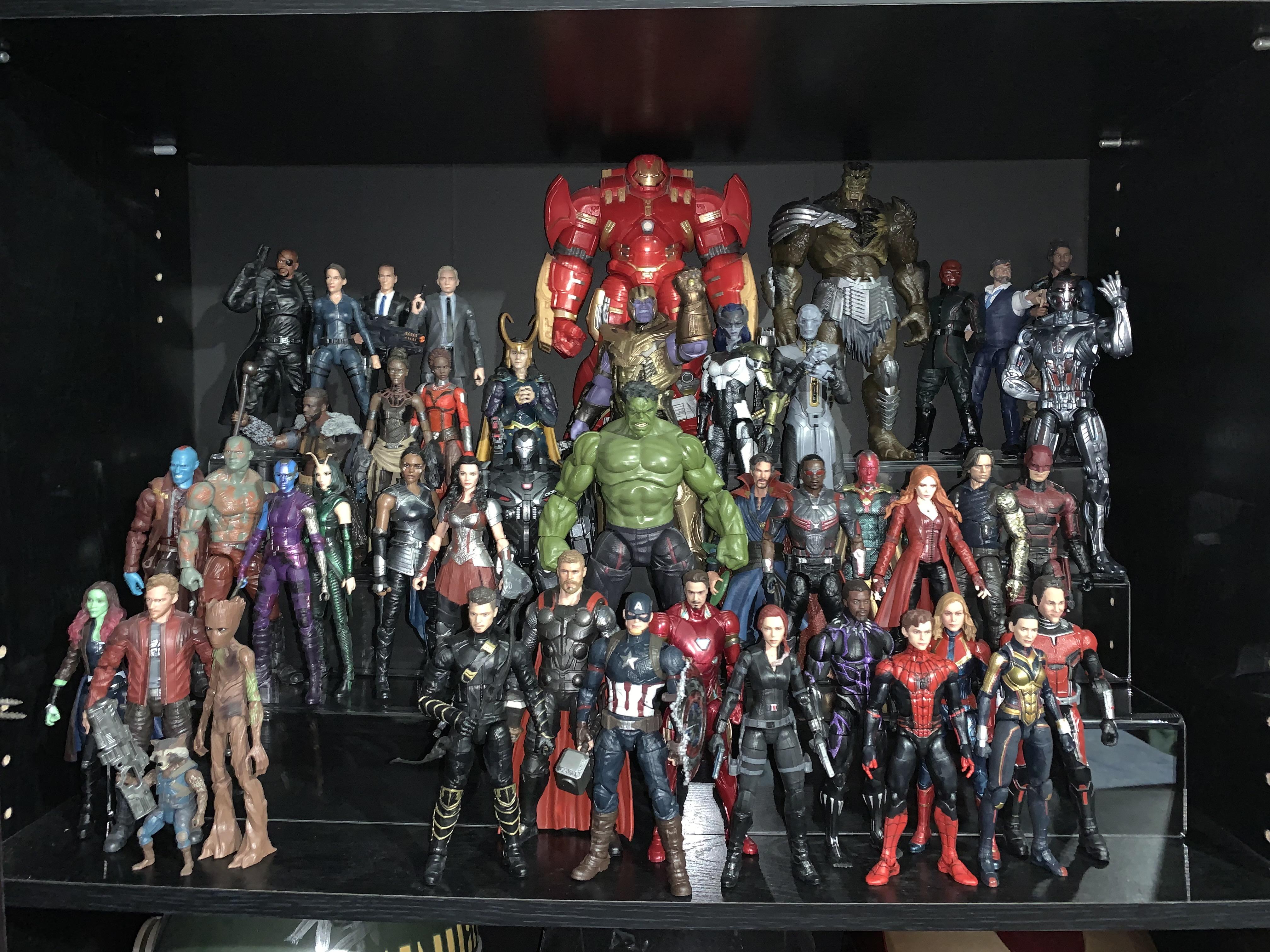 My Marvel Legends collection minus MCU Vulture (I only collect MCU