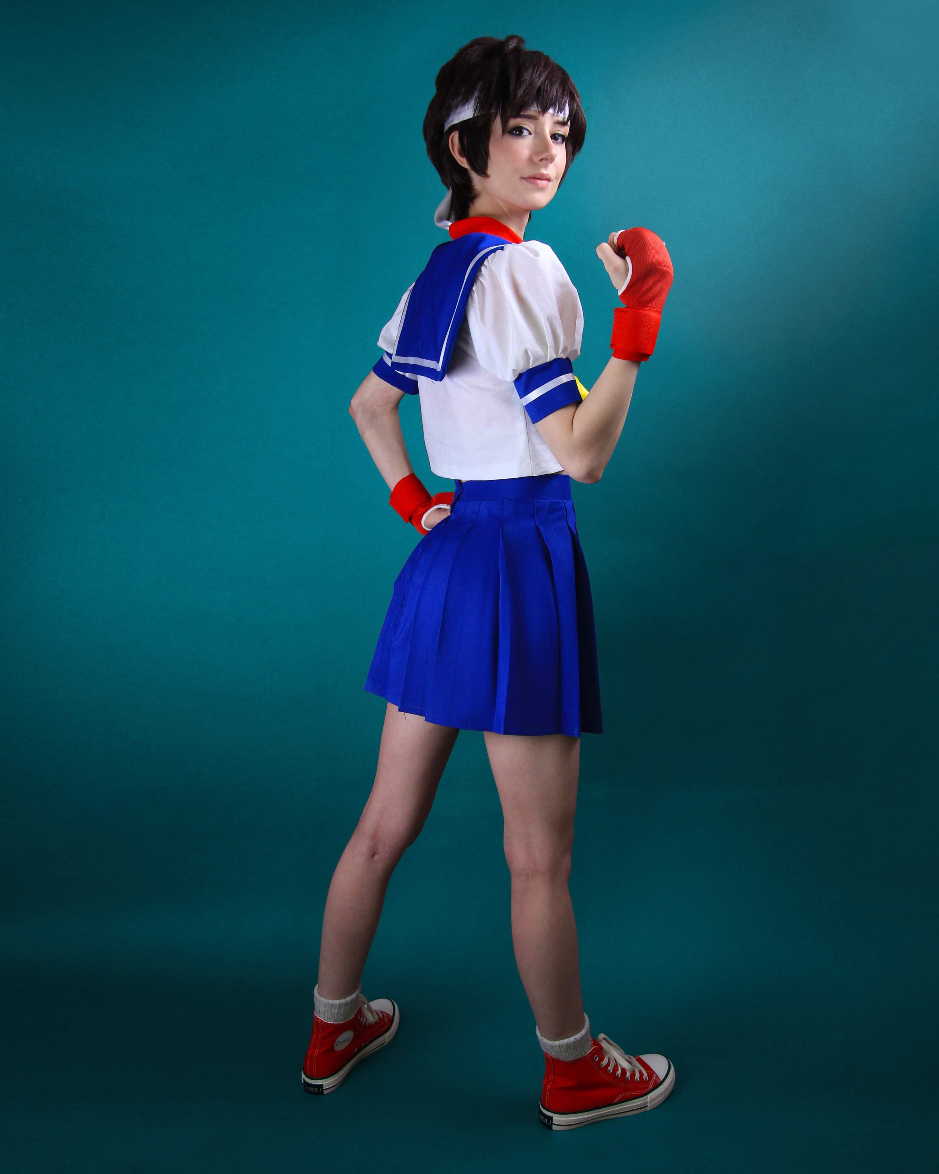 [SELF] Sakura from Street Fighter! Cosplay by shelbsyxmarie cosplay