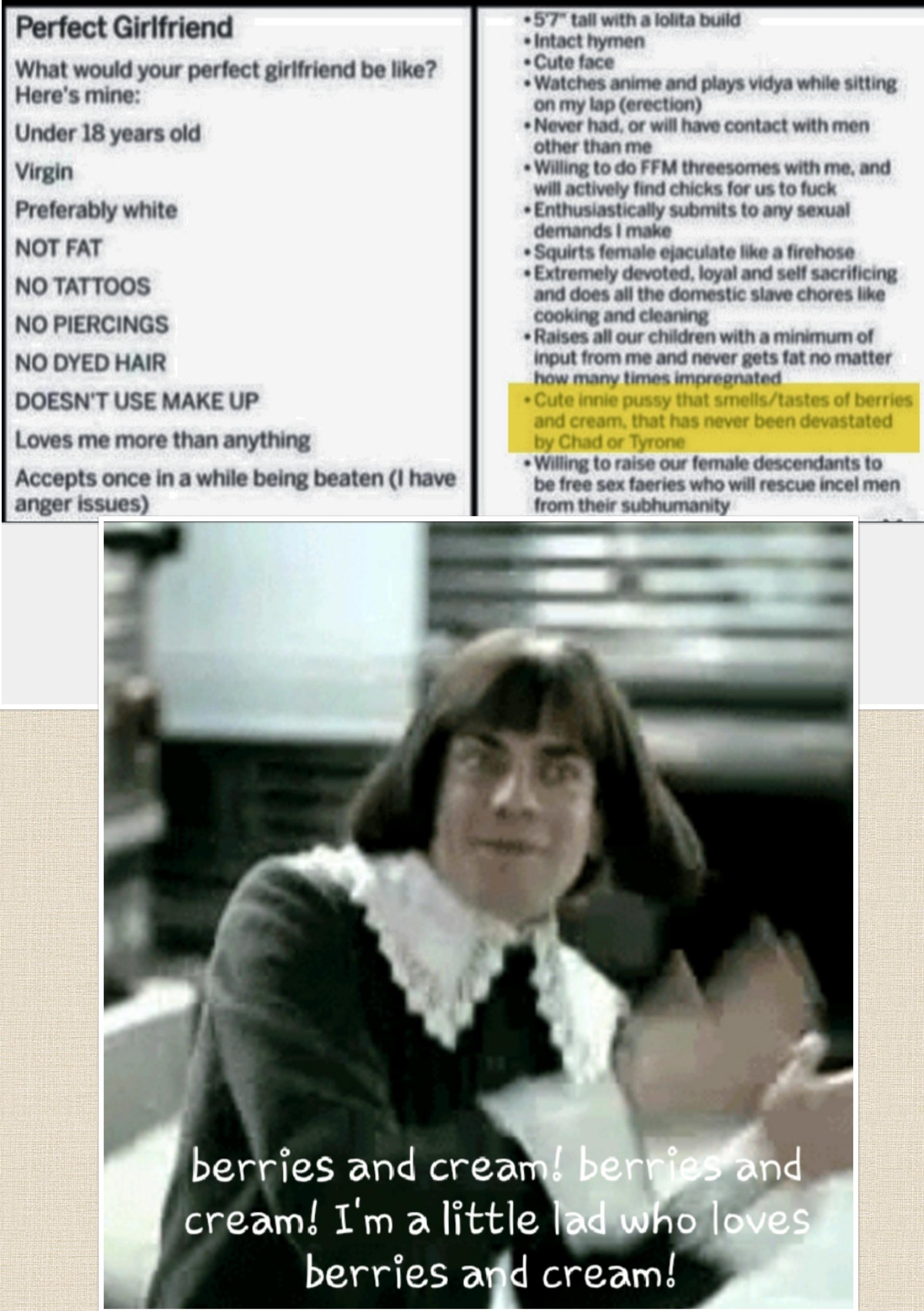 Berries and cream! justneckbeardthings