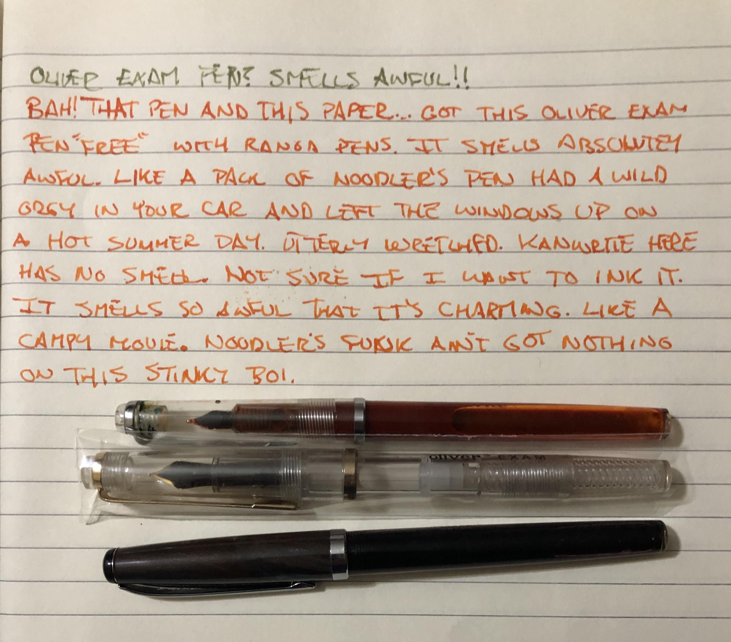 Oliver Test Pen. Stankiest Indian Pen? r/fountainpens