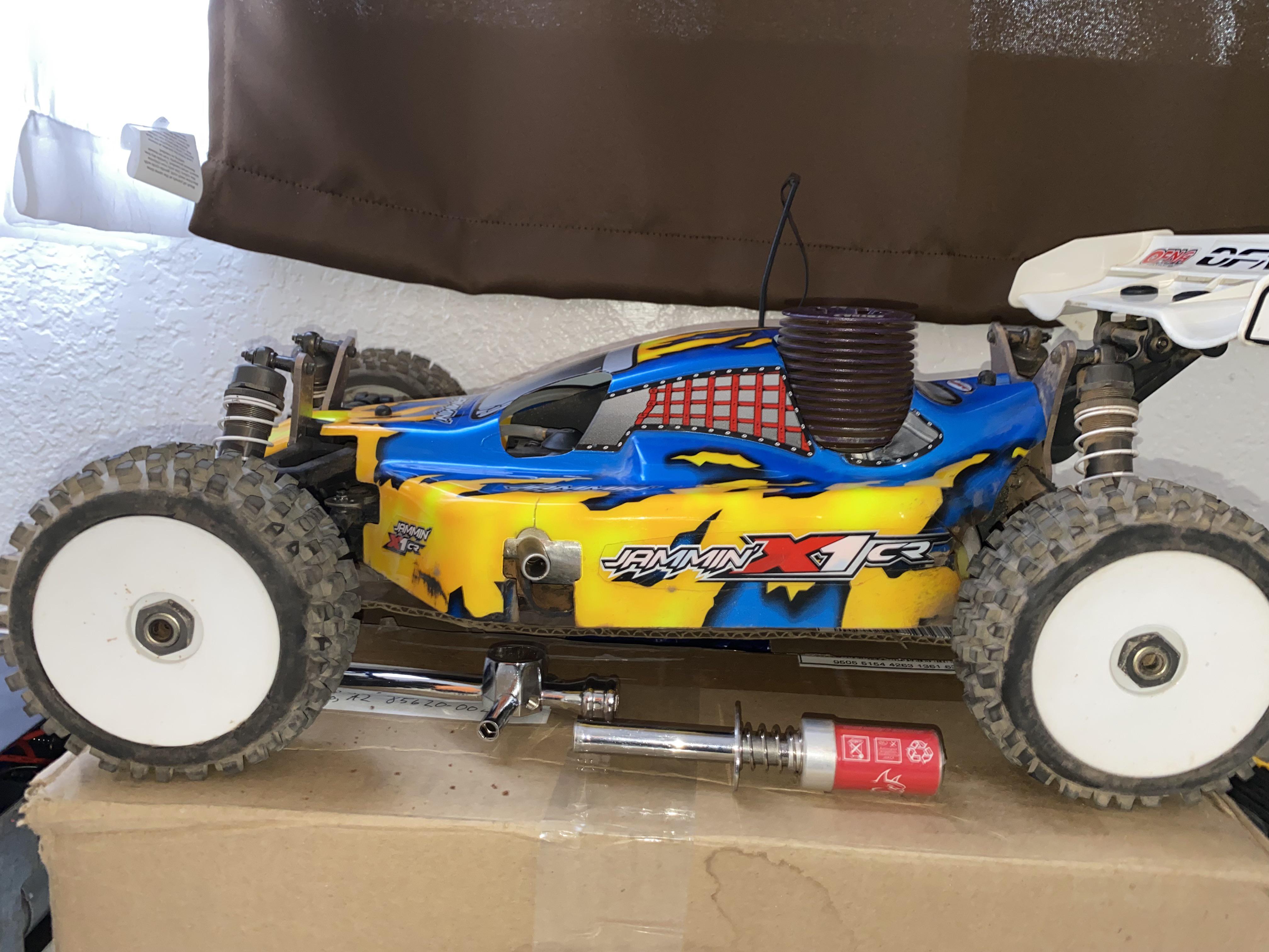 Ofna Jammin X1 CR. Finally found front suspension parts. Had to buy box