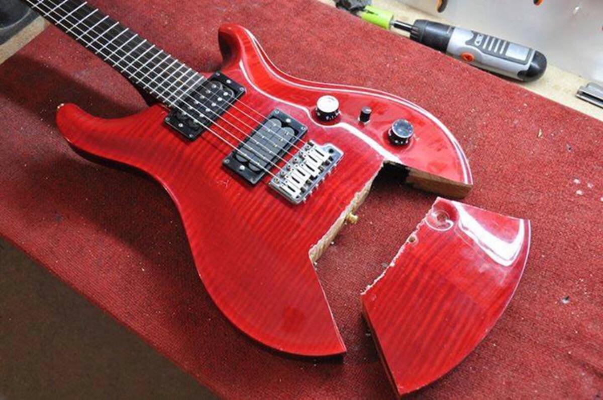 My first build! BC Rich Warlocktype Guitar r/guitarcirclejerk