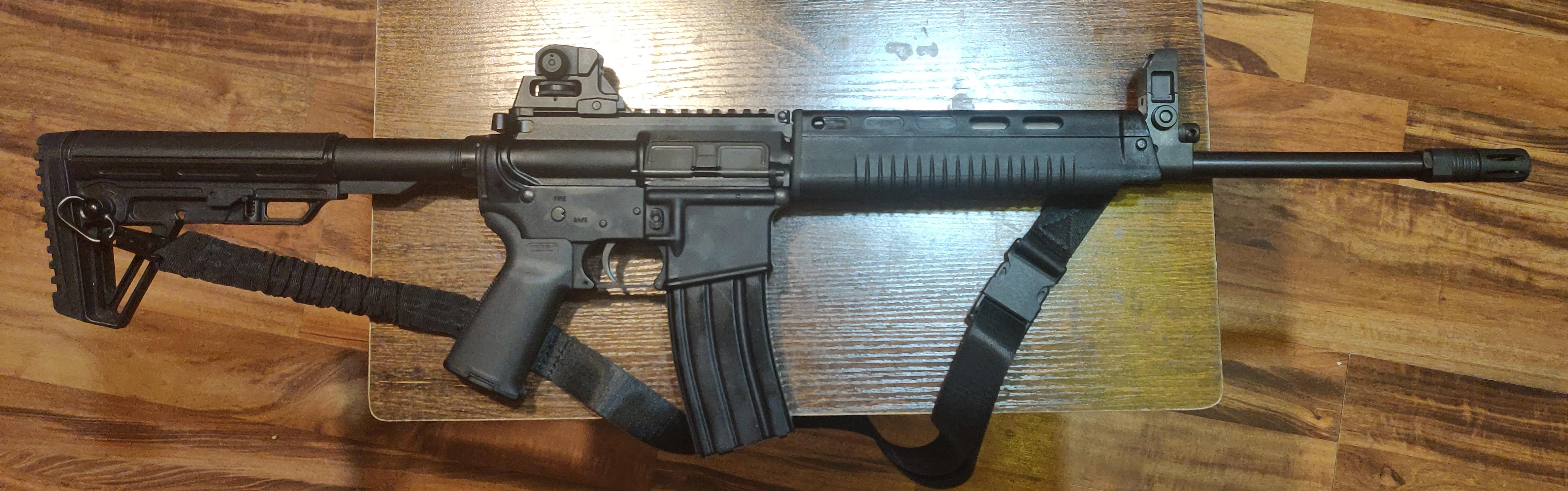 Wolf A1 (T91) upper came into today. Can't wait to shoot it. r/ar15