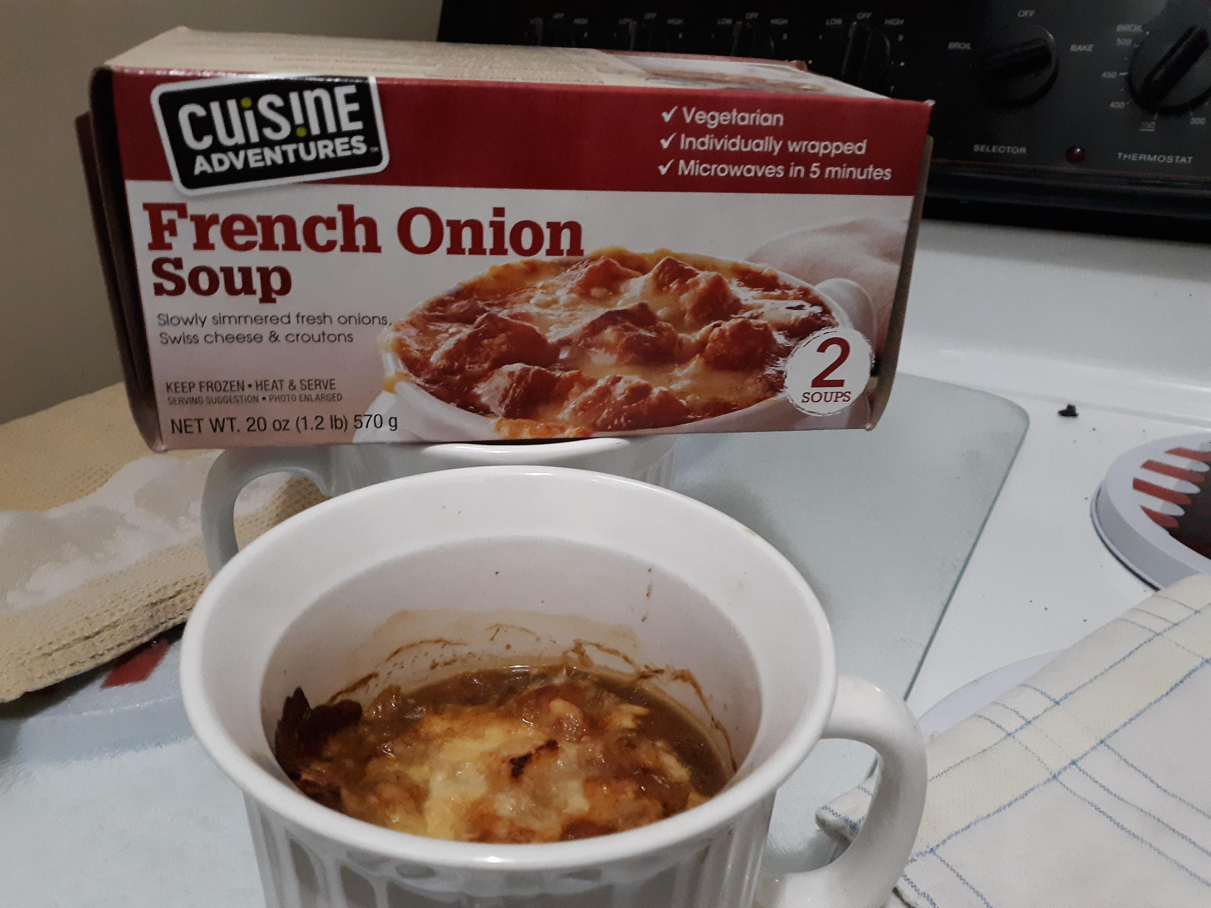 French Onion soup! traderjoes