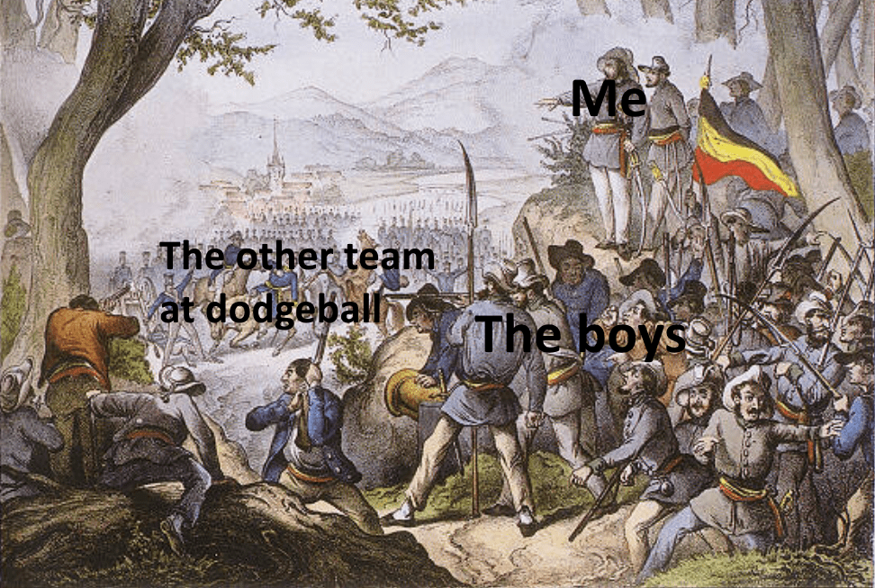 Dodgeball is brutal r/HistoryMemes