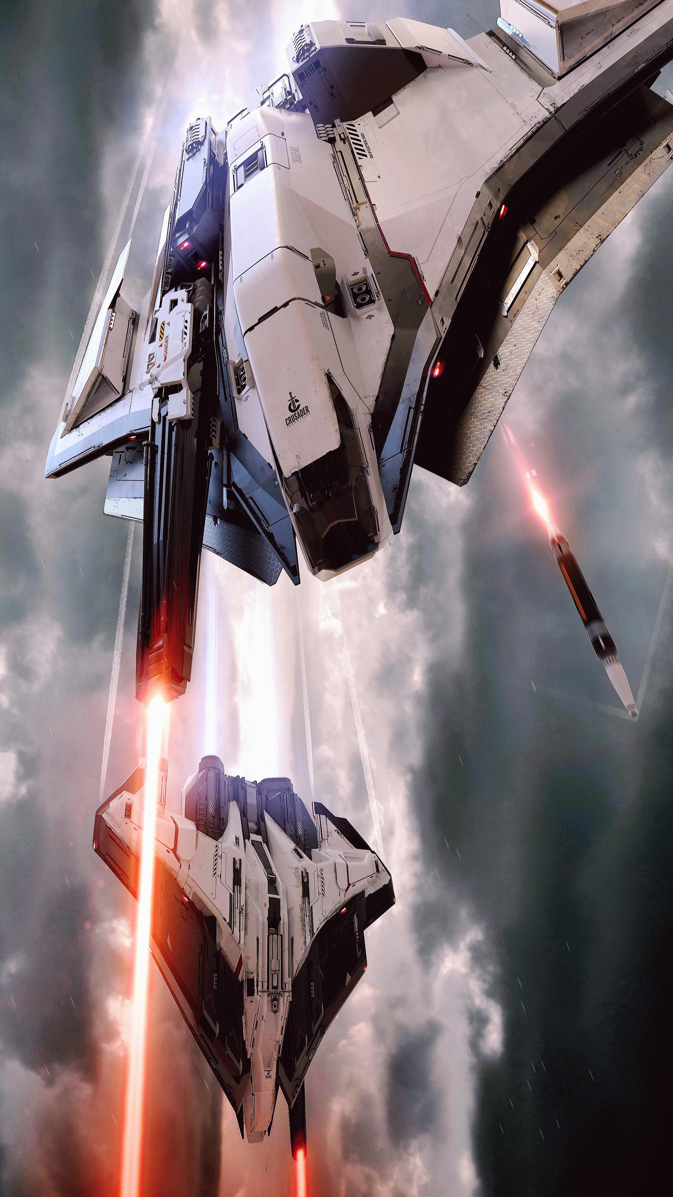 Ares Ion Phone Wallpaper Edit starcitizen