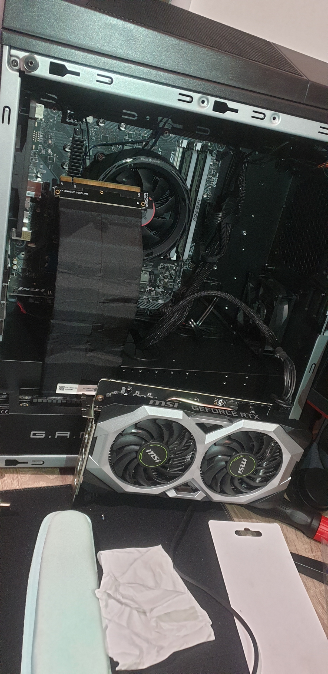 Why wont my pc even turn on? I took out the gpu and the long covered