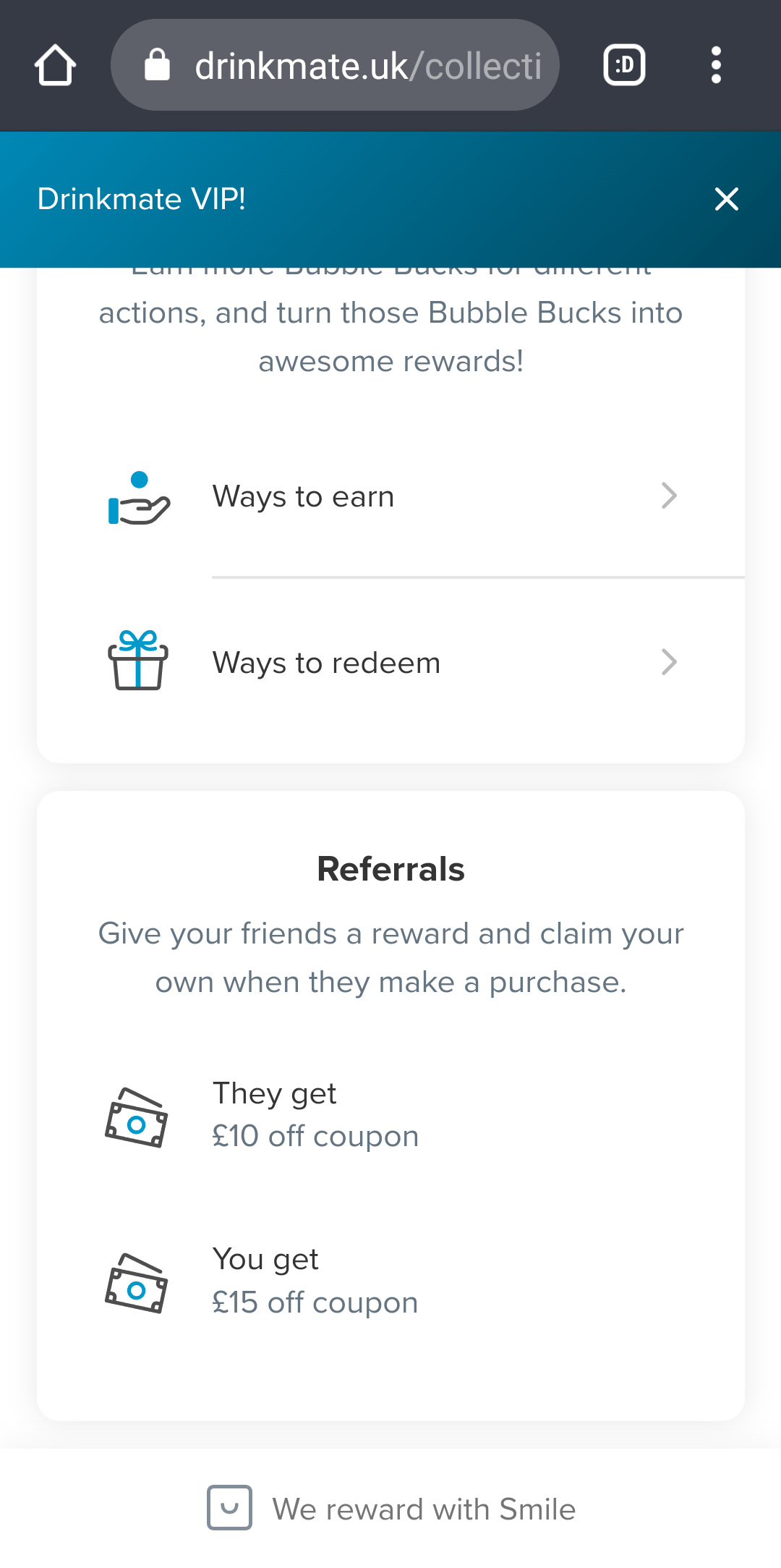 Anyone have a Drinkmate refer a friend code? r/SodaStream