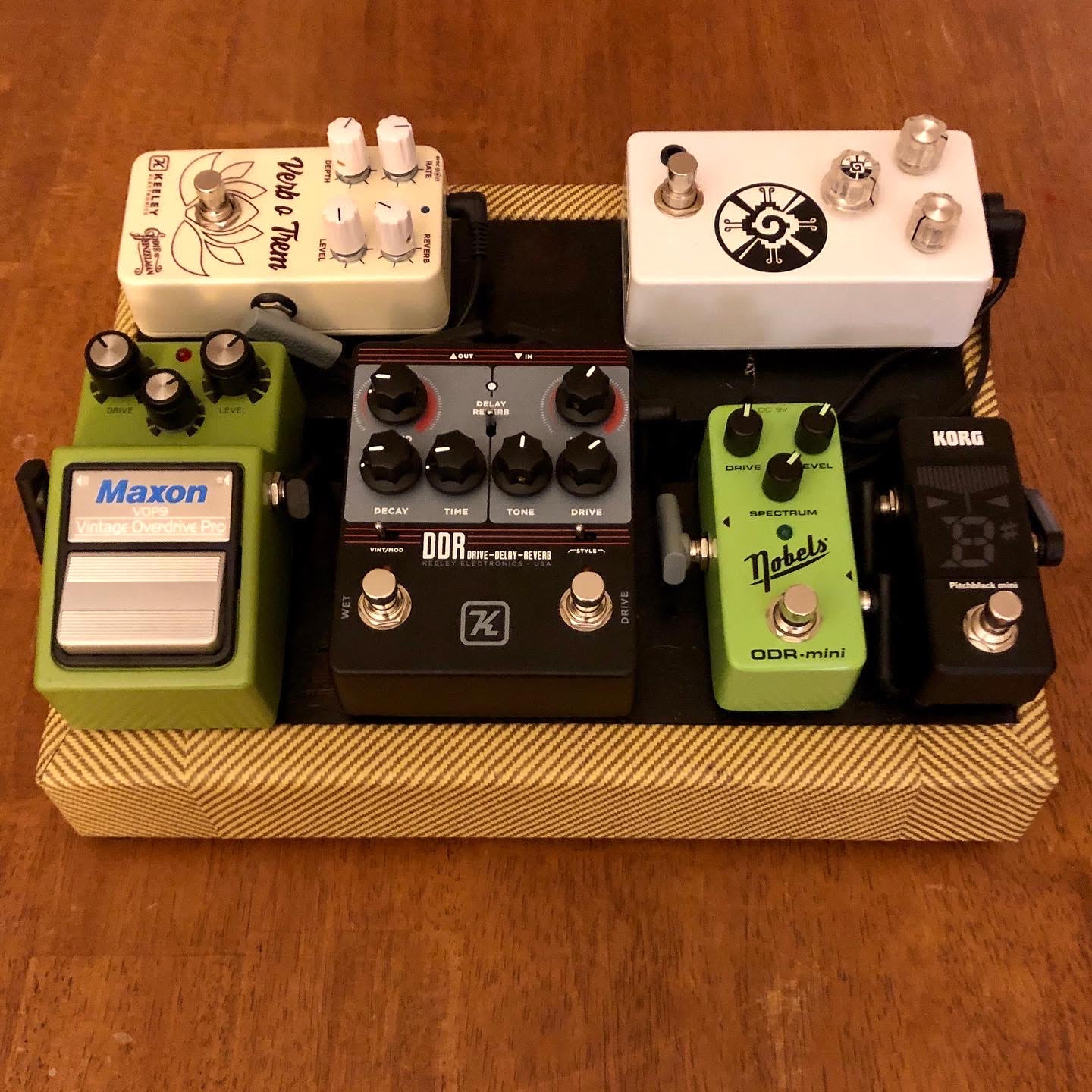 Small but mighty pedalboard. r/guitarpedals