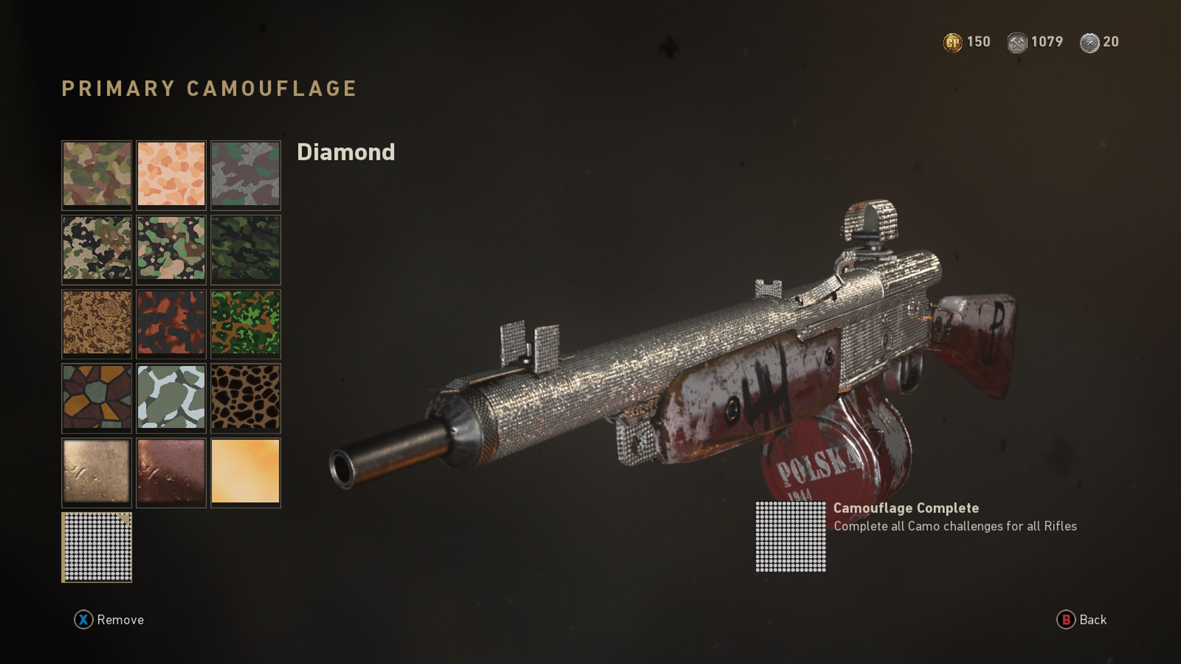 The new AR is in diamond camo! After grinding 4 hours of war