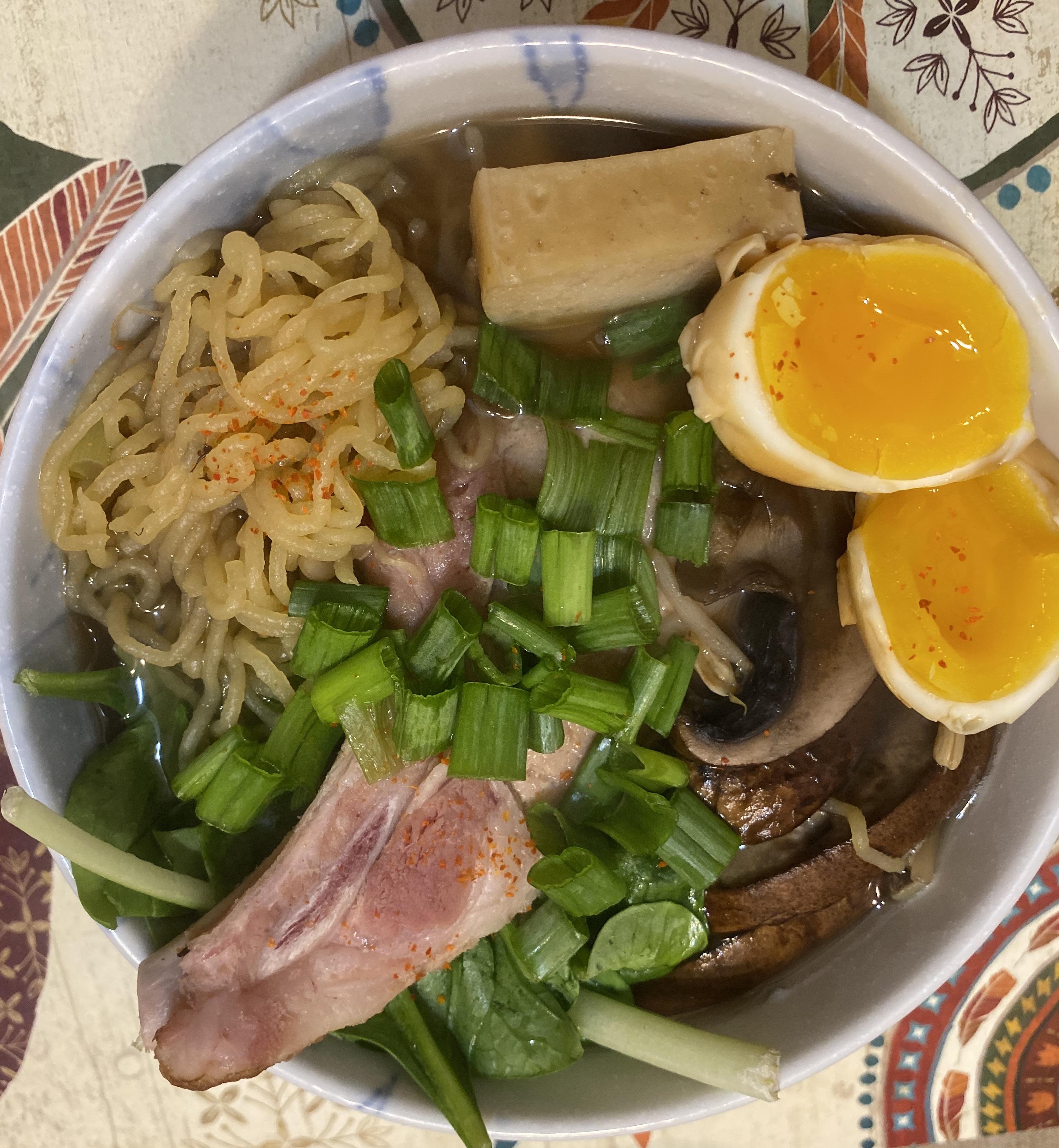Shirataki Noodle Pork Ramen r/Keto_Food