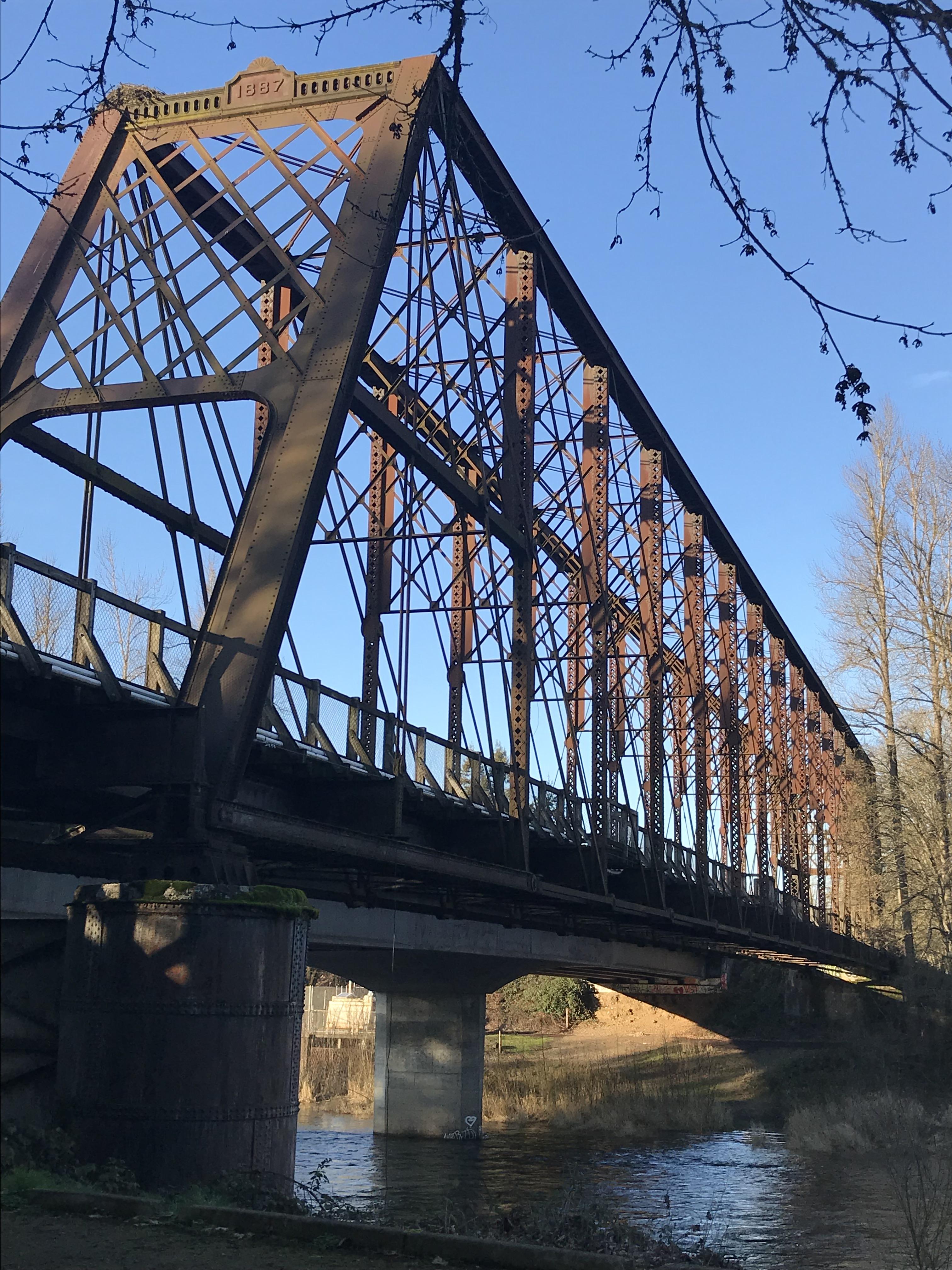 Rail bridge from 1887 near Eureka, OR r/rustyrails