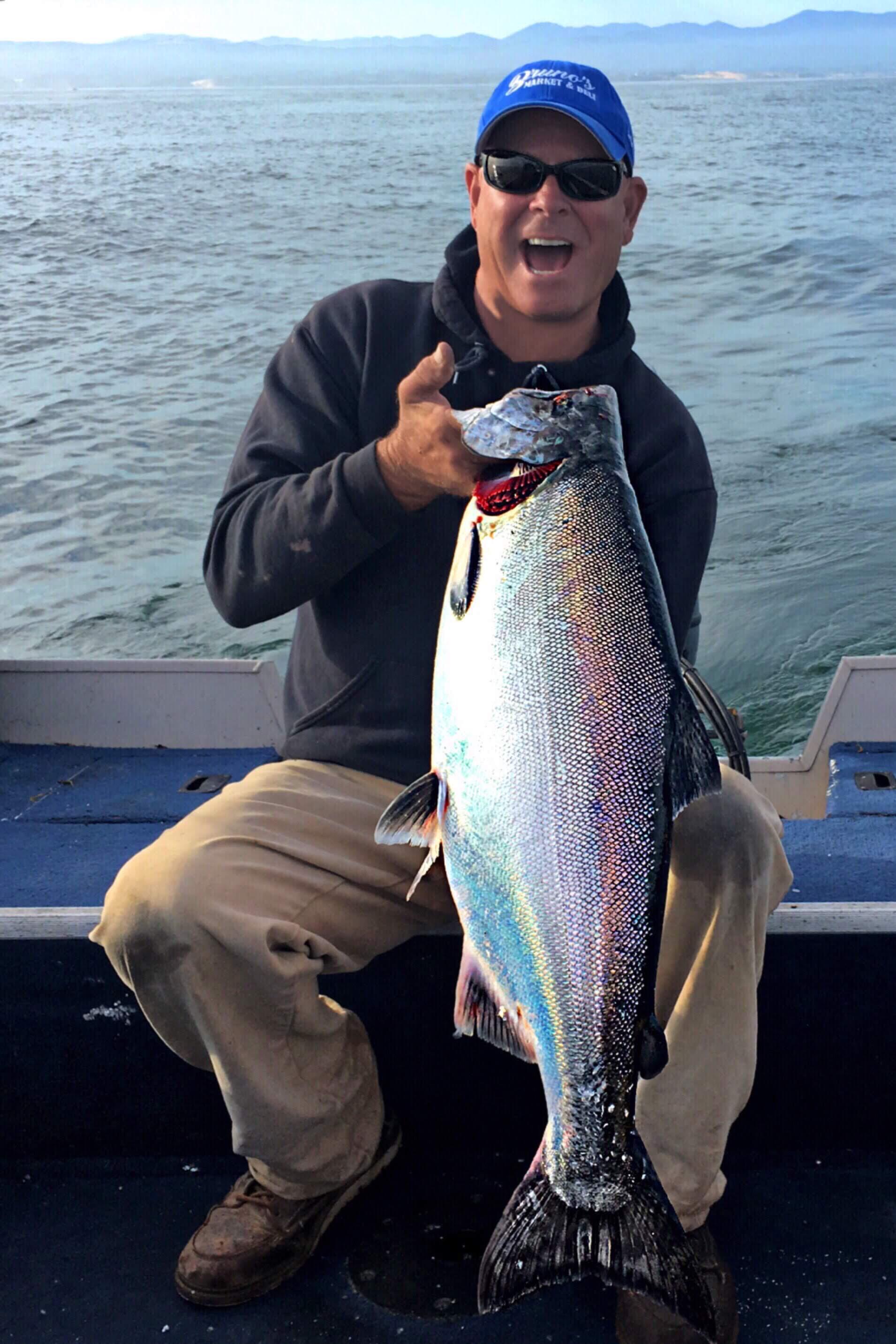 Pops loves his salmon. Monterey Bay, Ca. r/CaliforniaFishing