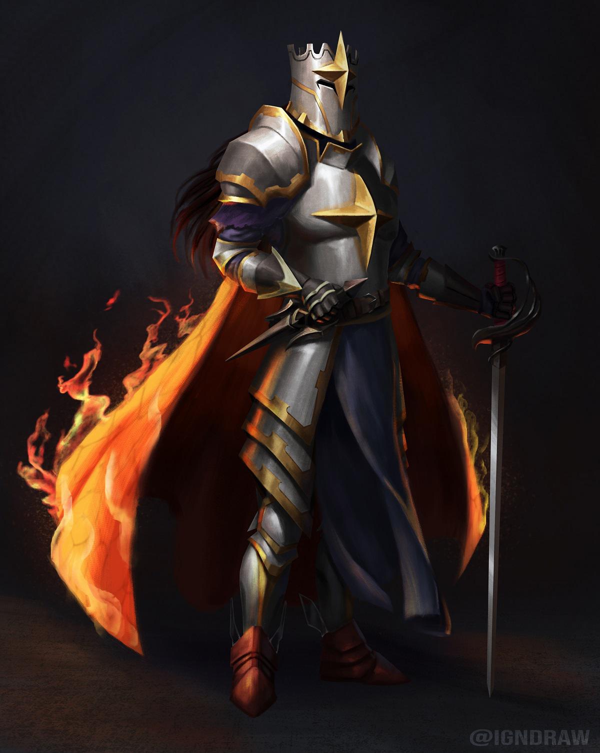 Hey guys, one more art piece from osrs The Justiciar armor and another