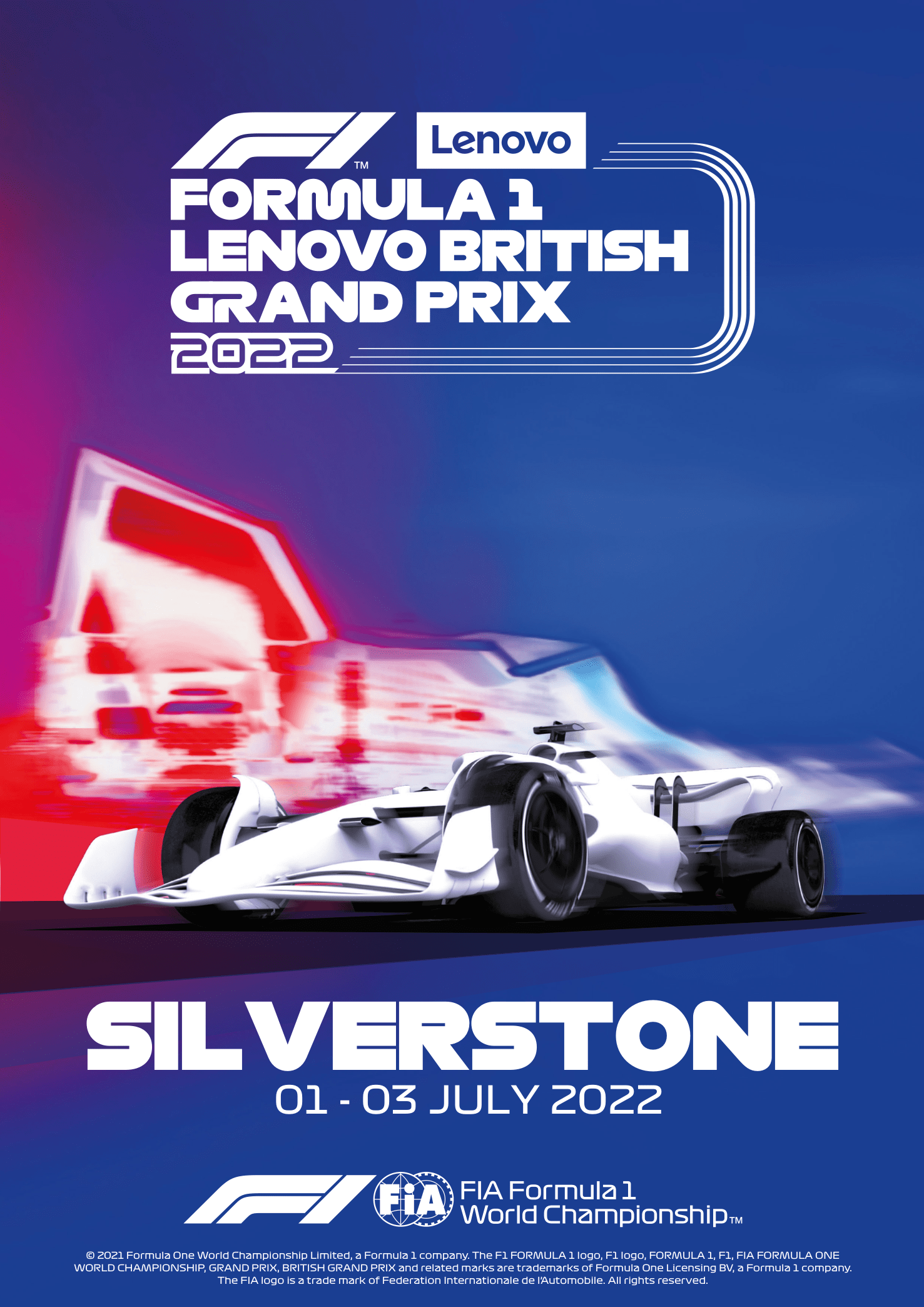 Official British Grand Prix Poster 2022 [1477x2089] r/Formula1posters