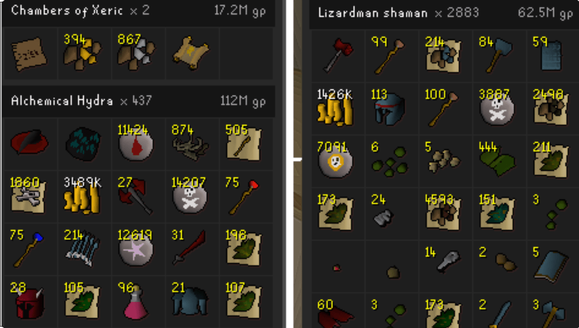 okay this has been a good week for me, I dont have all the kc saved but