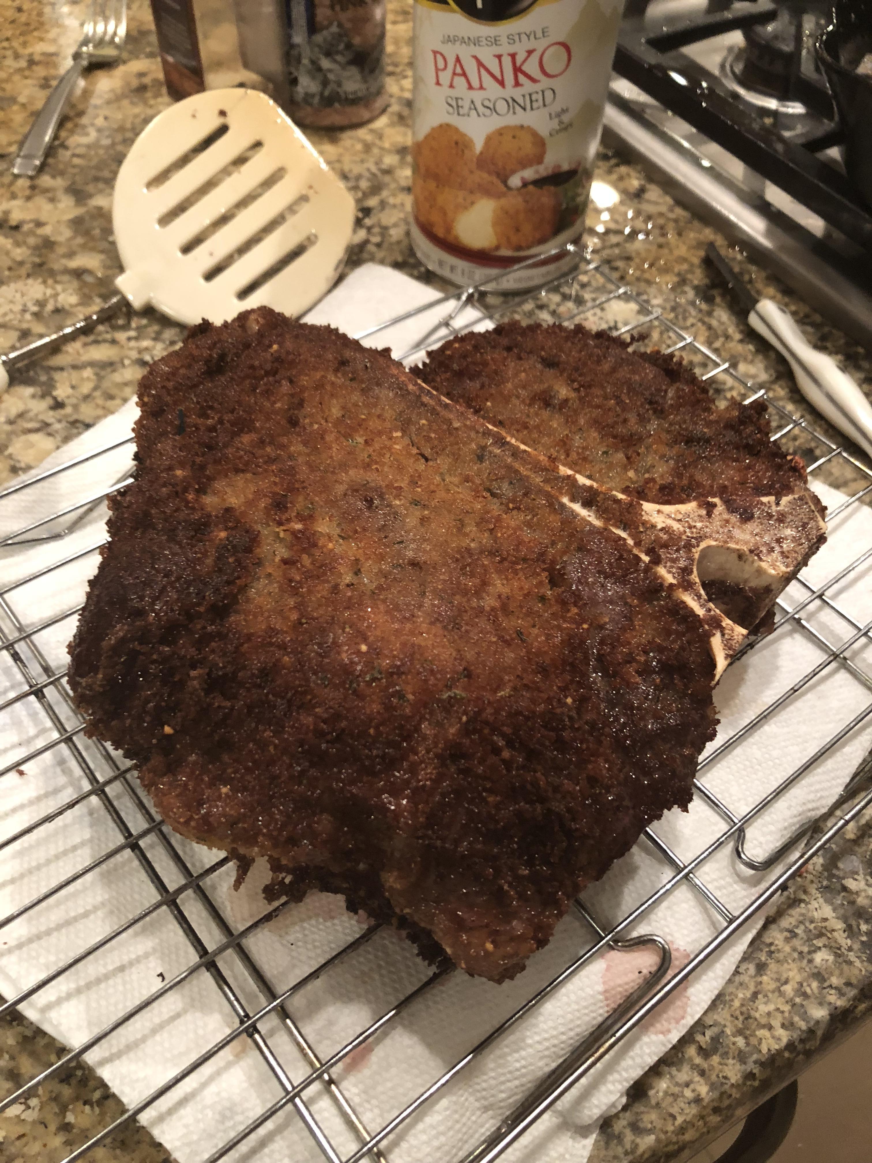 I made another Guga/Sous Vide Everything recipe Steak Milanesa r