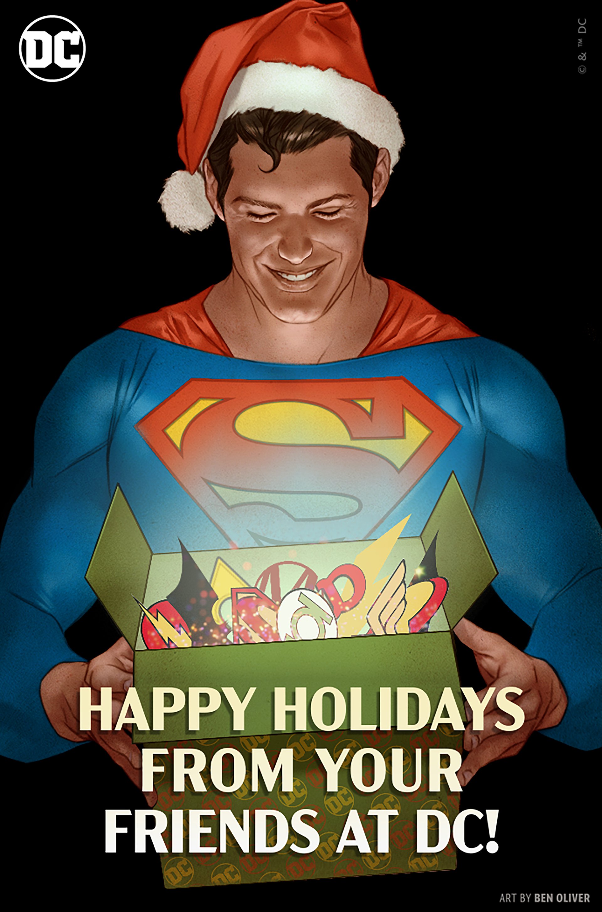 DC Holiday Card 2022 by Ben Oliver r/superman