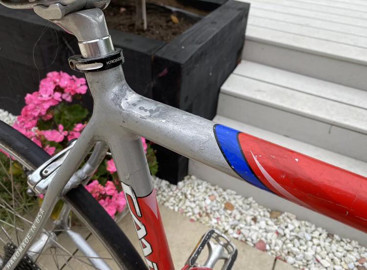 Is this top tube dent on an aluminium frame unrideable? r/bikewrench