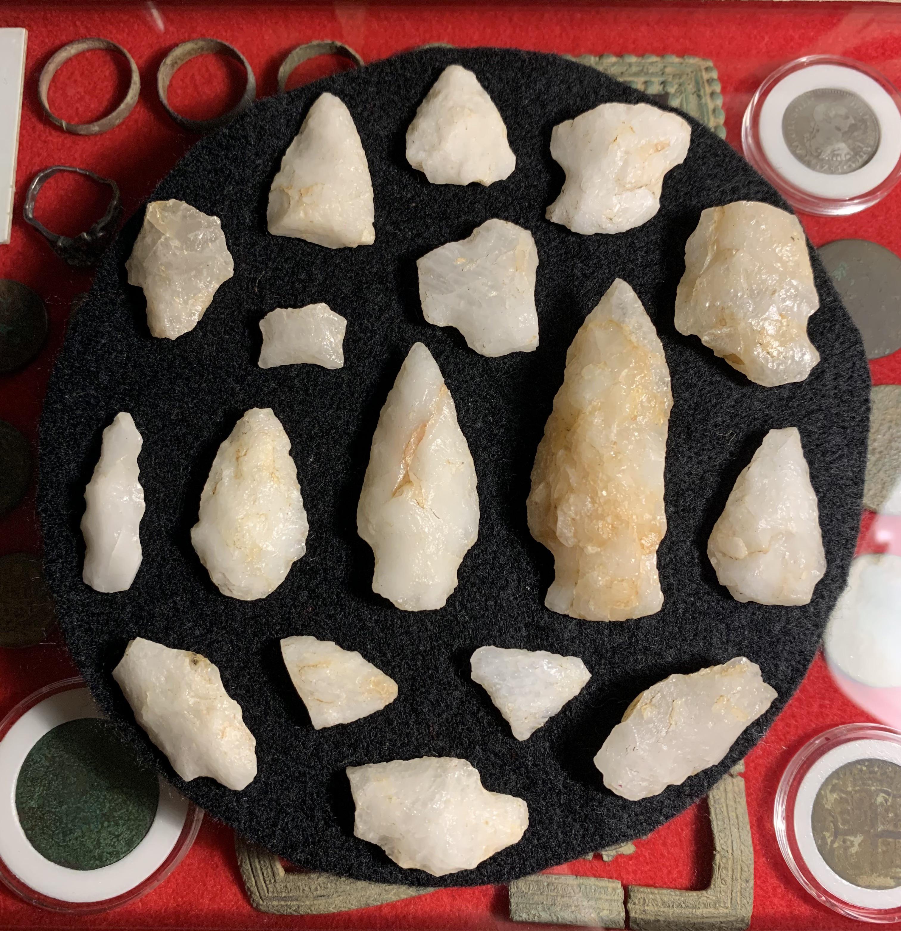 Most of my Native American artifacts I’ve found along the Susquehanna