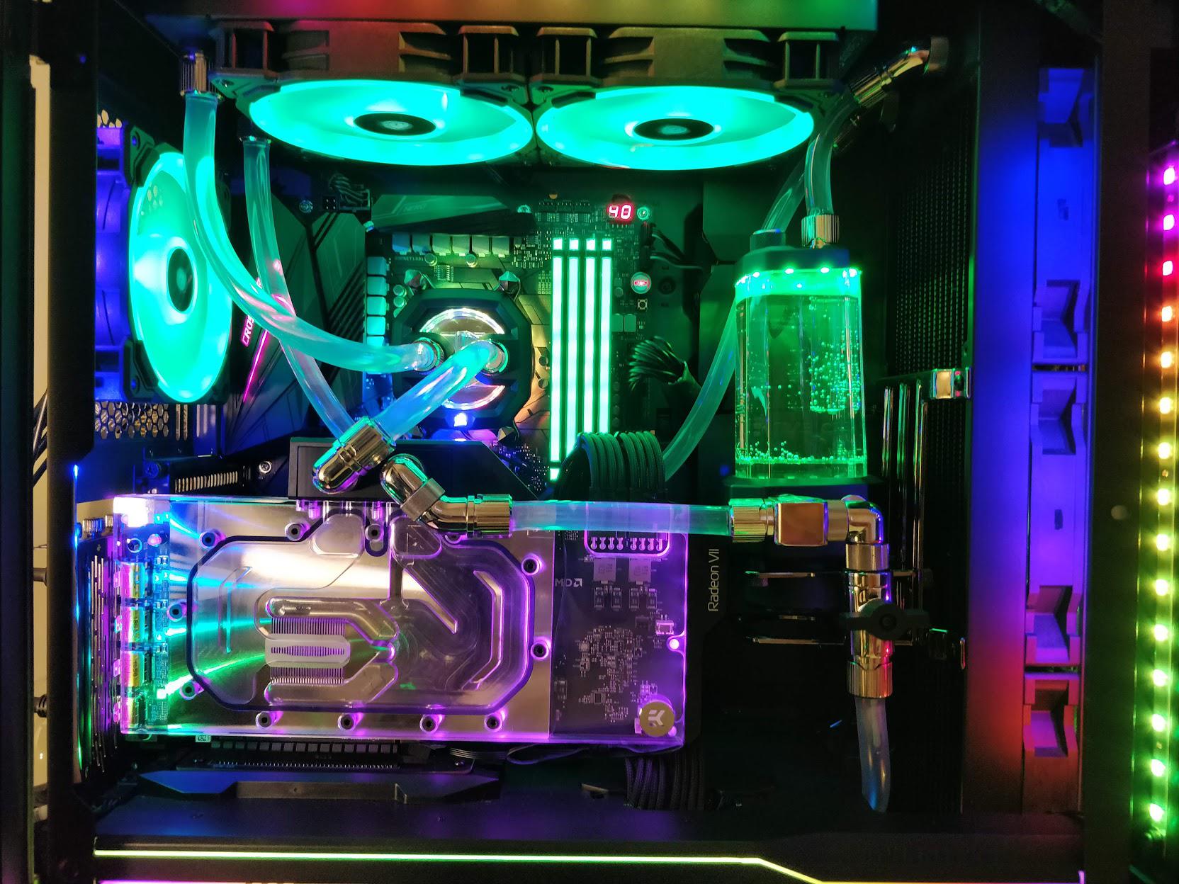 First build soft tubing Corsair + EKWB watercooling