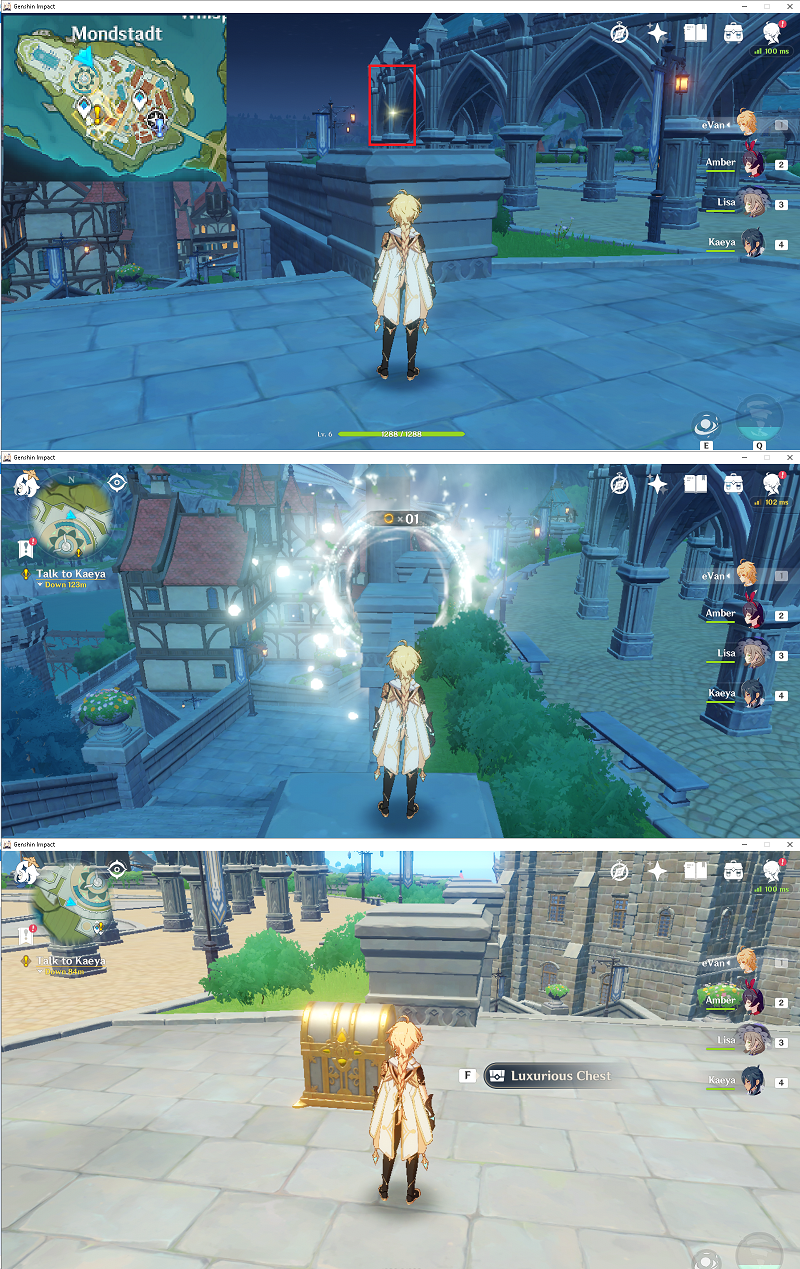 Dont miss this luxurious chest in mondstadt (on the rounded wall in