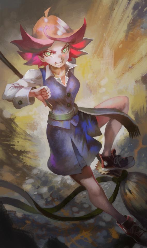 Amanda O Neill The Queen Of Tomboys Little Witch Academia R Shorthairedwaifus