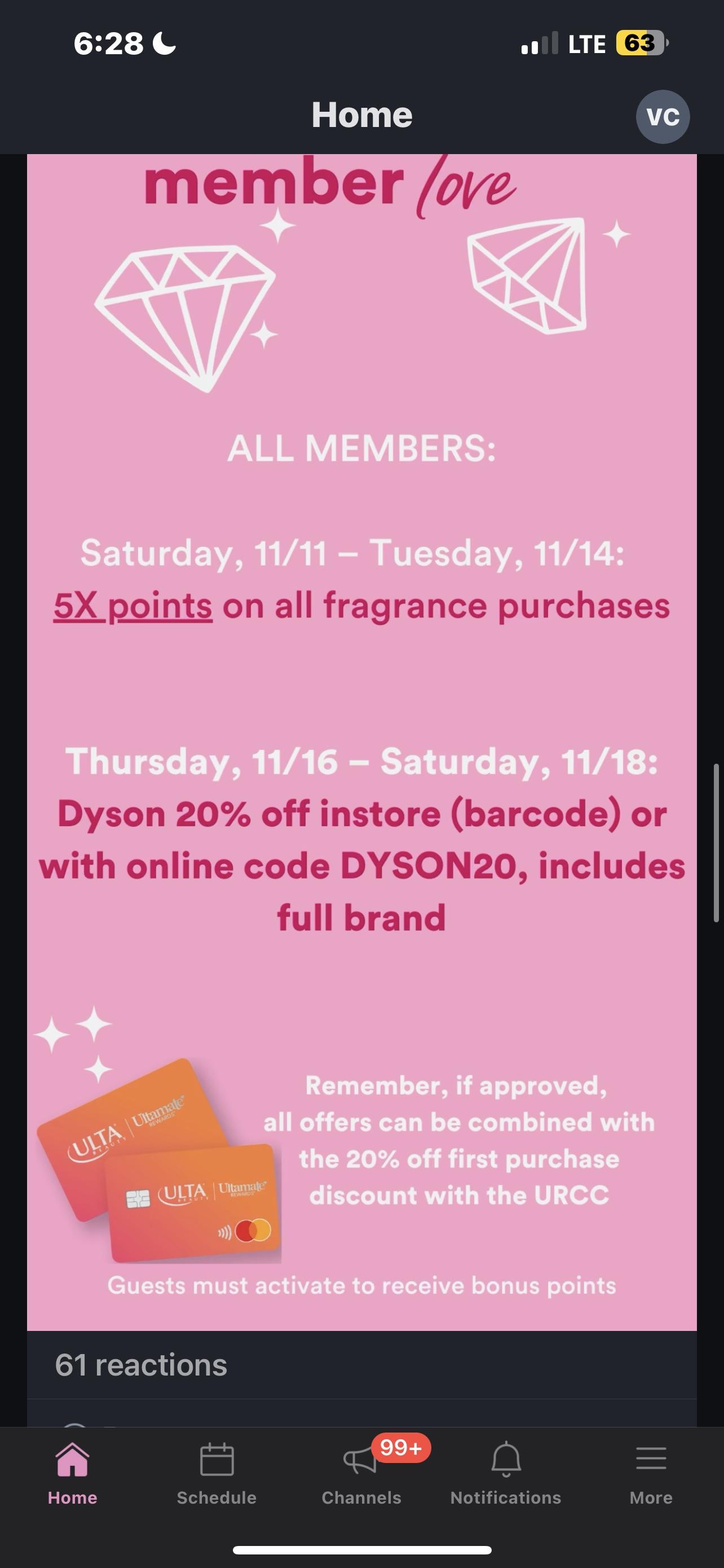will we able to use our discount with the dyson? r/Ulta