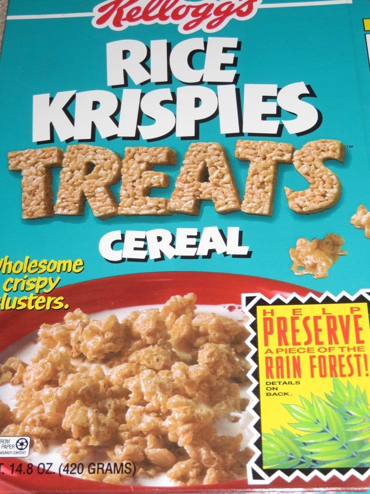 Rice Krispies Treats... the 90s sugar bomb r/nostalgia