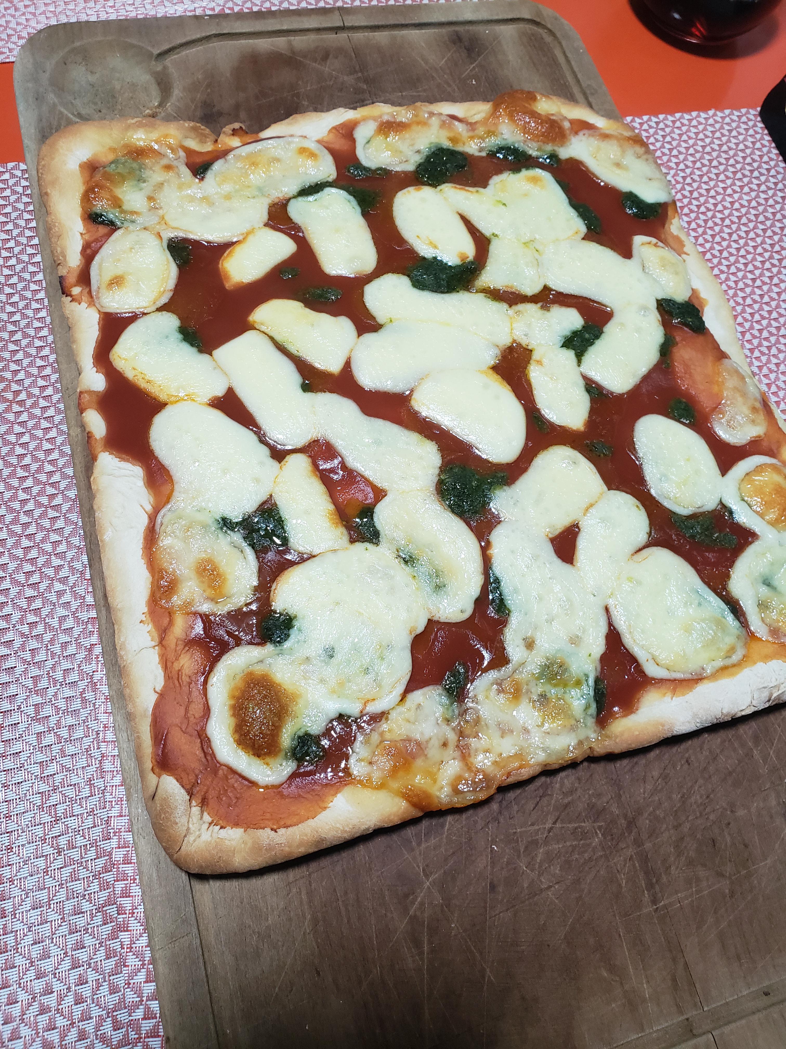 Impasto Per Pizza In Teglia Fatta In Casa