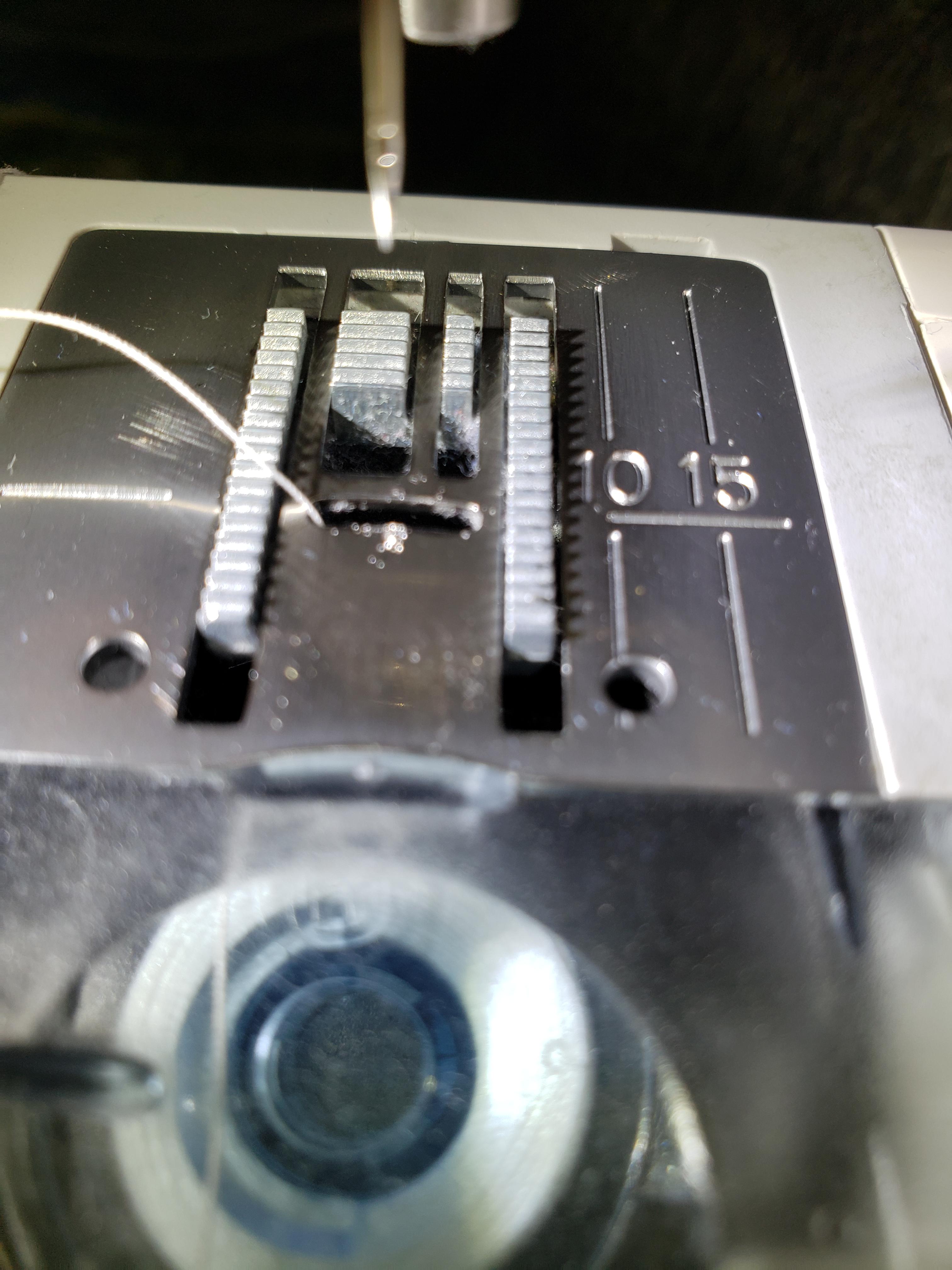 Does my machine need a new needle plate? It seems pretty banged up to me but I would like other