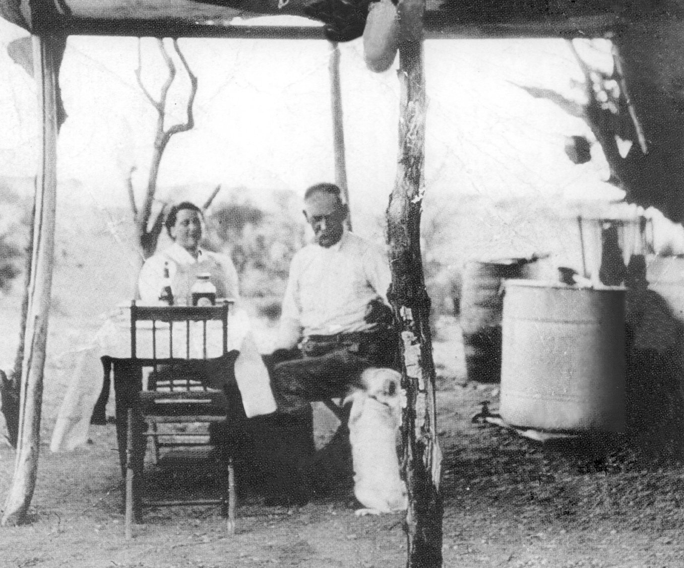 Wyatt Earp and Wife Josie Marcus at Happy Days Gold Mine California