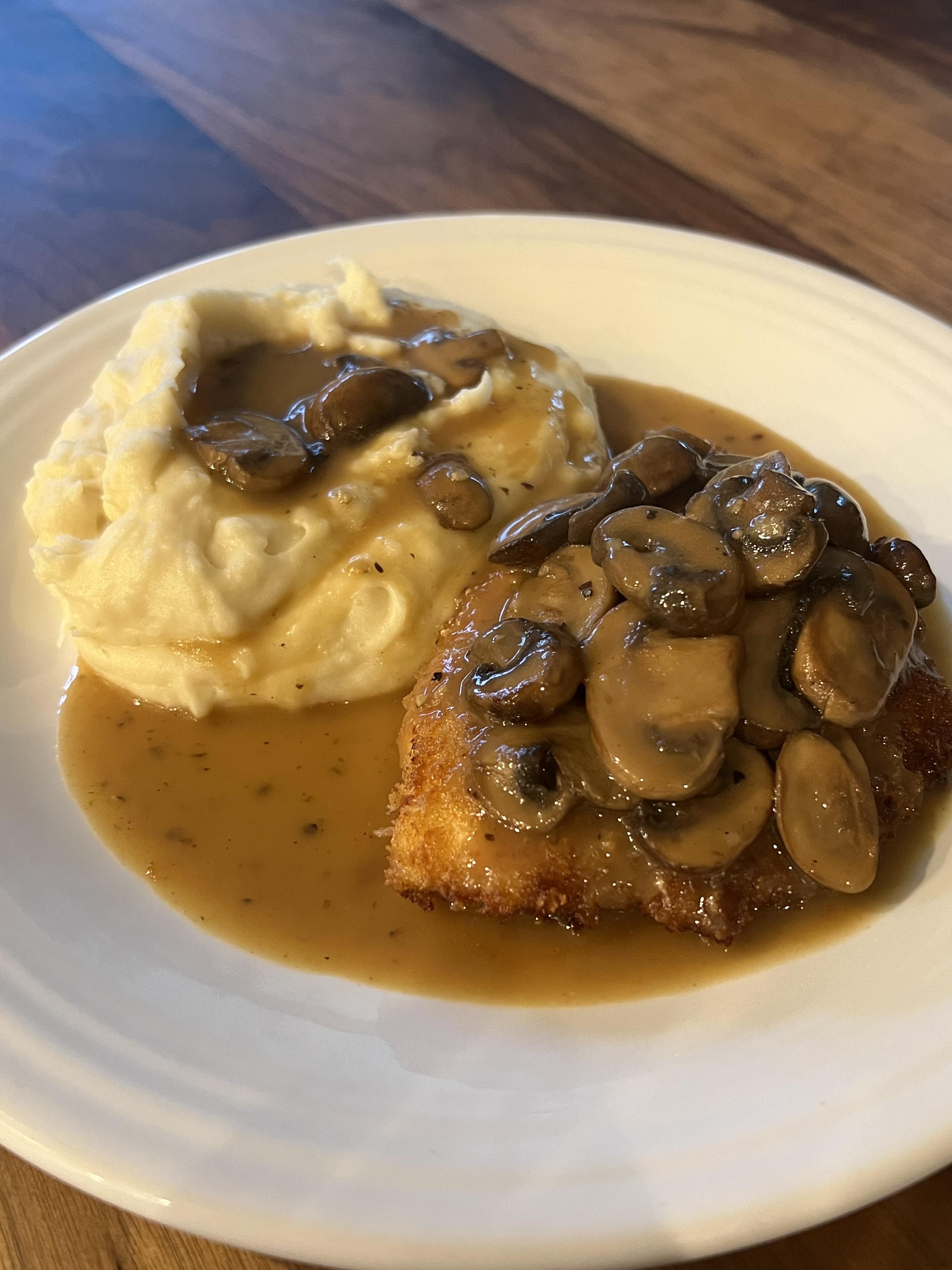 Chicken Marsala Milanese r/foodwishes