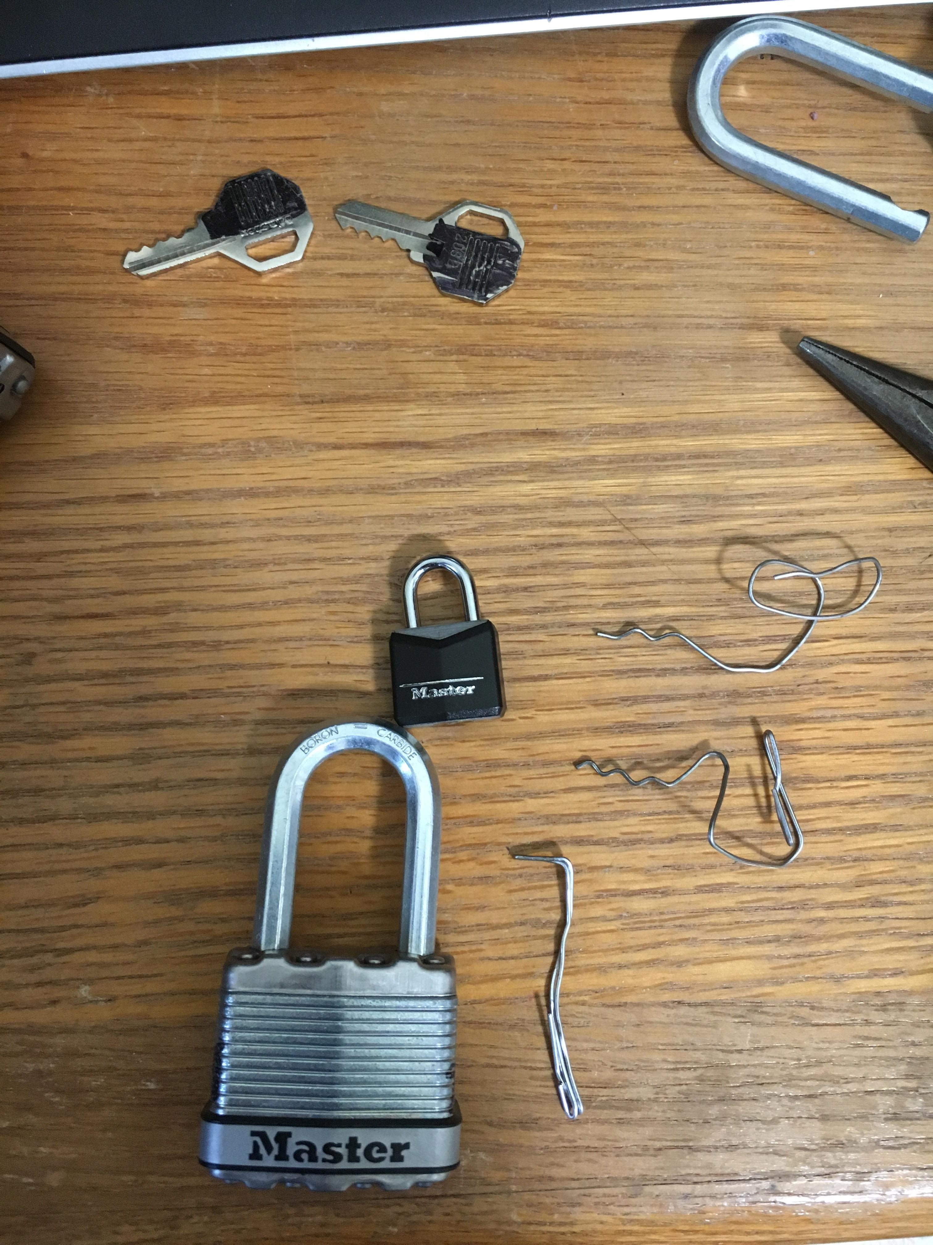 How To Pick A Master Combination Lock With A Paperclip
