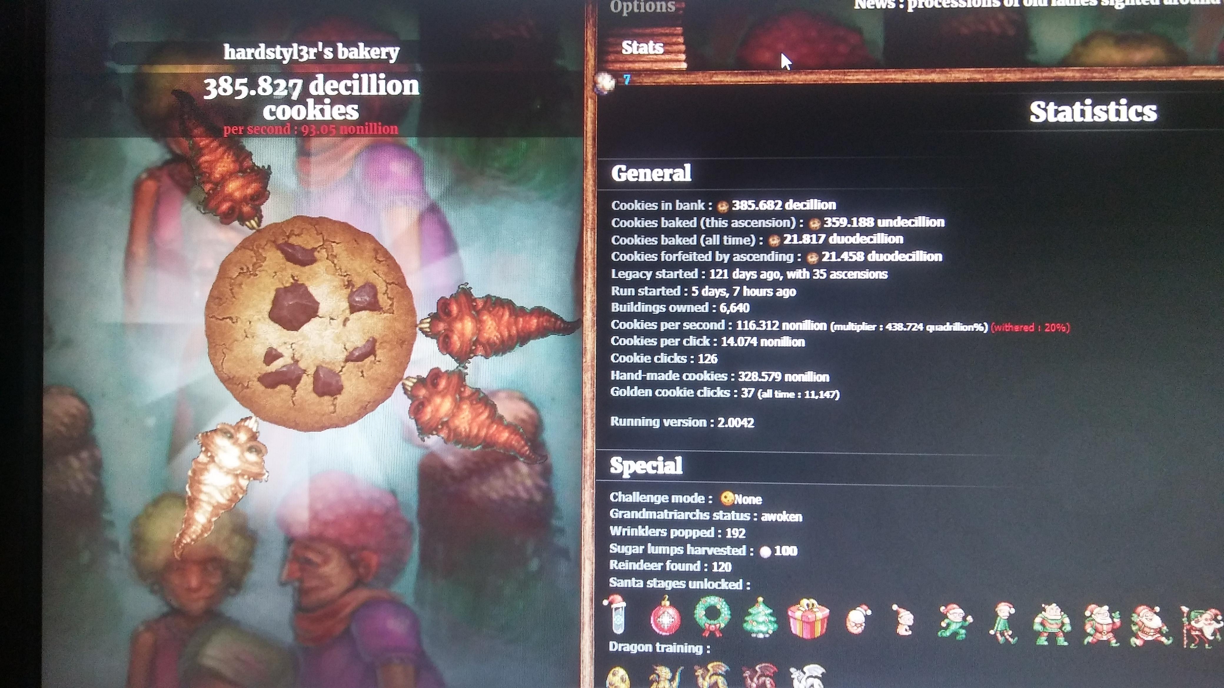 121 days and 21 duodecillion cookies later, my first shiny wrinkler