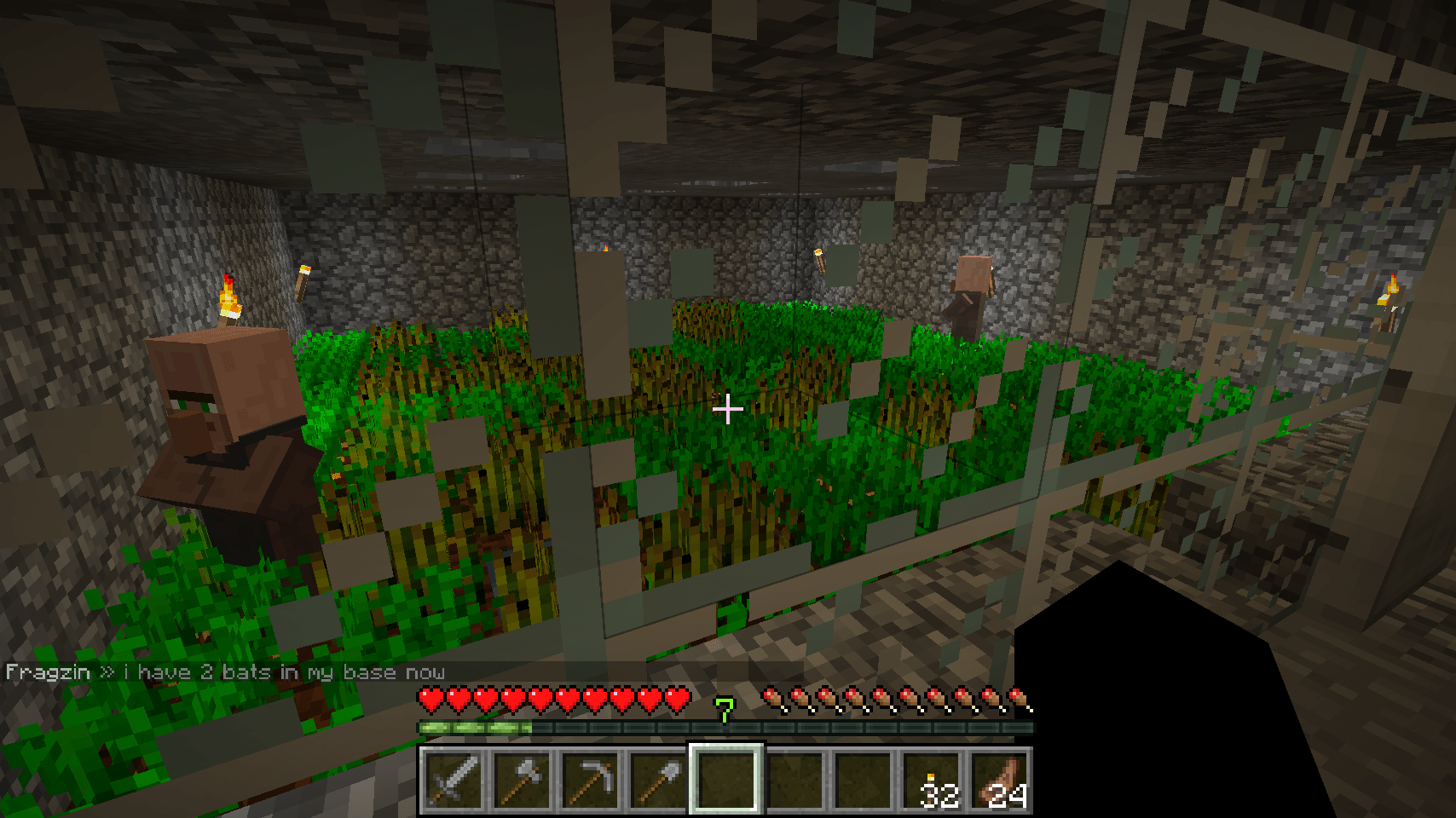 Why isn't my villager farm working? I've been afking for at least 20