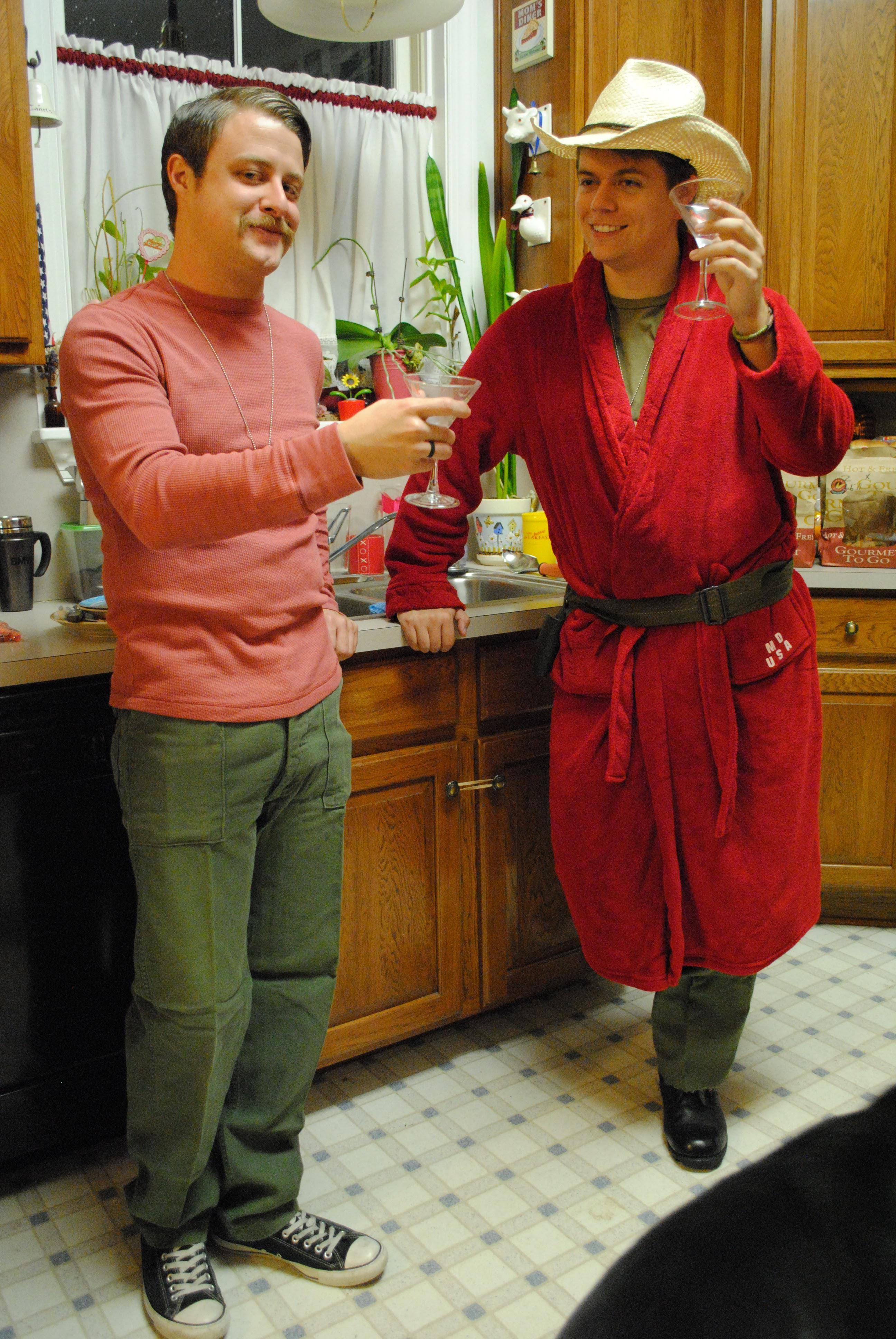 Since we're sharing costumes, this is my best friend and me as BJ and