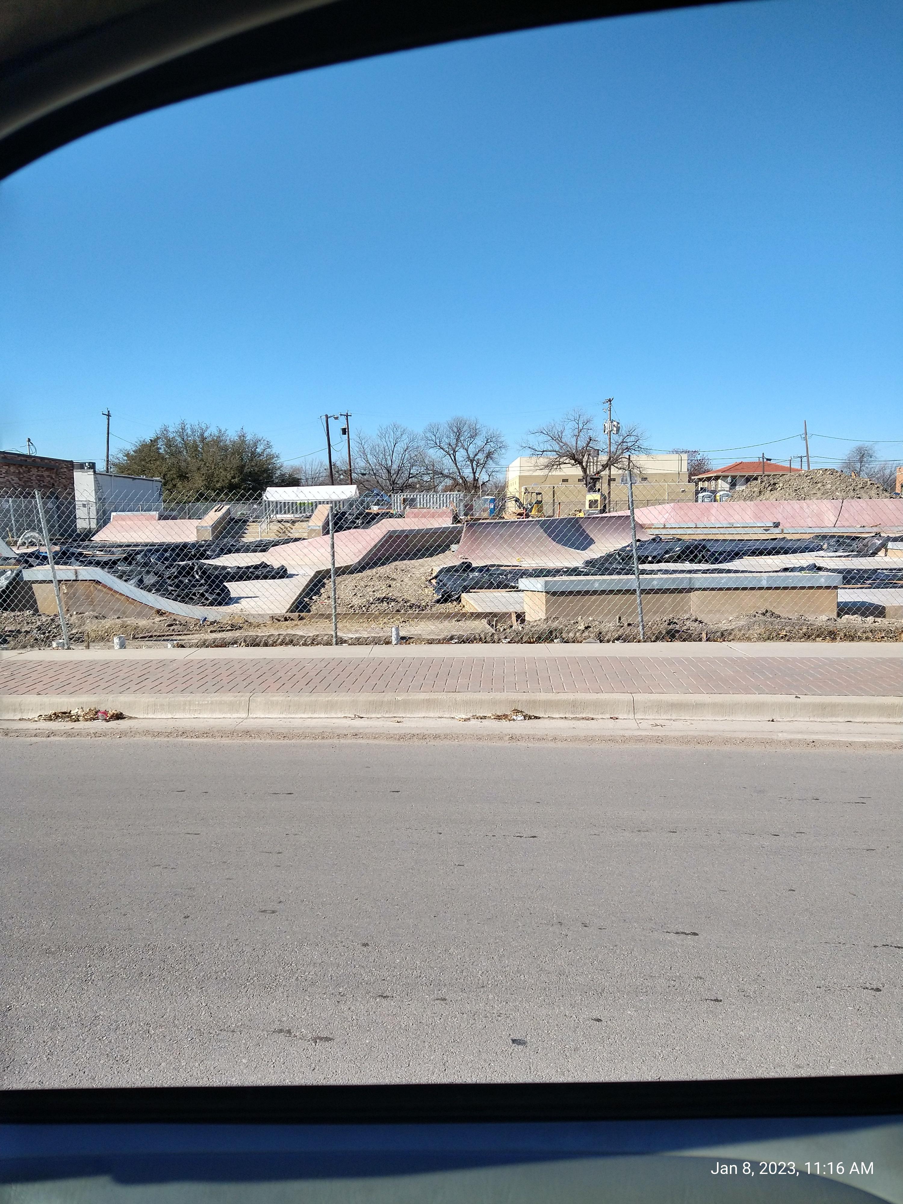 They're building a skatepark in fort worth on hemphill and Allen!!! r