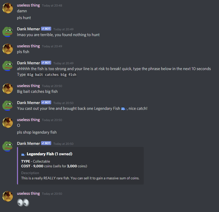 Rare Fish Price Dankmemer inspireium