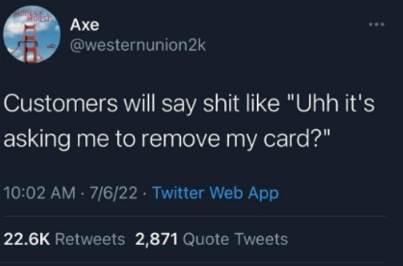 Or "What does cash back mean?" r/Staples