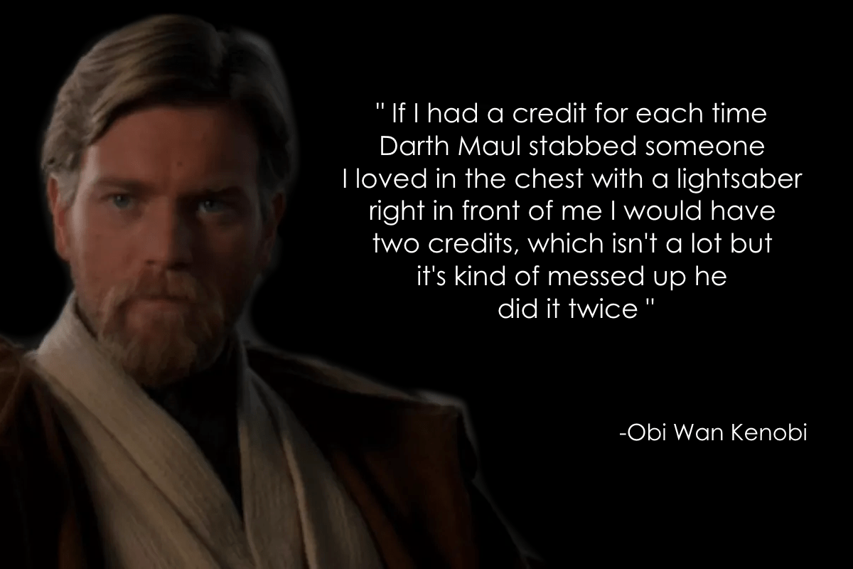 Real obi wan quote PrequelMemes