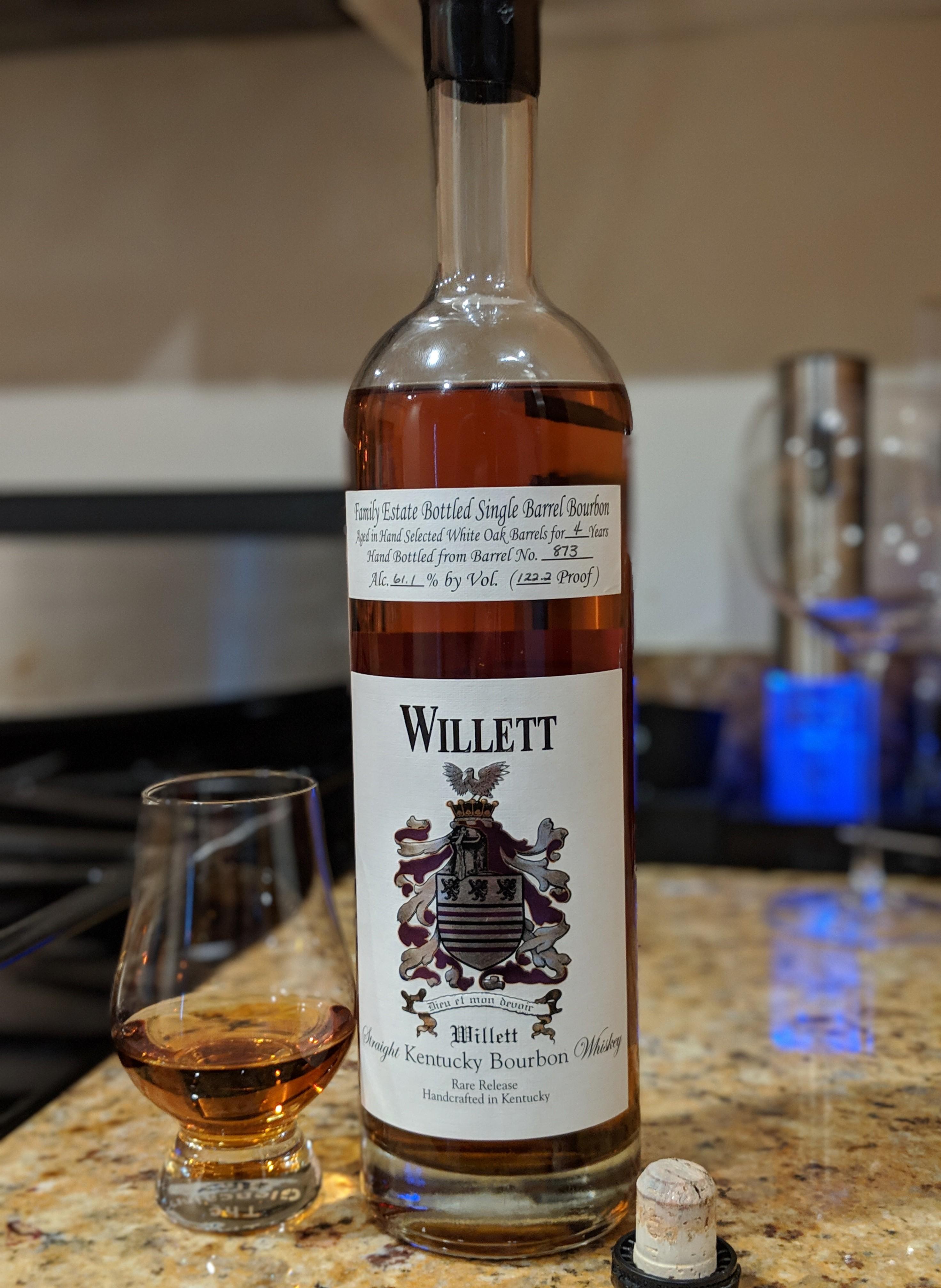 Review 67 Willett Family Estate Bourbon Barrel 873 r/bourbon