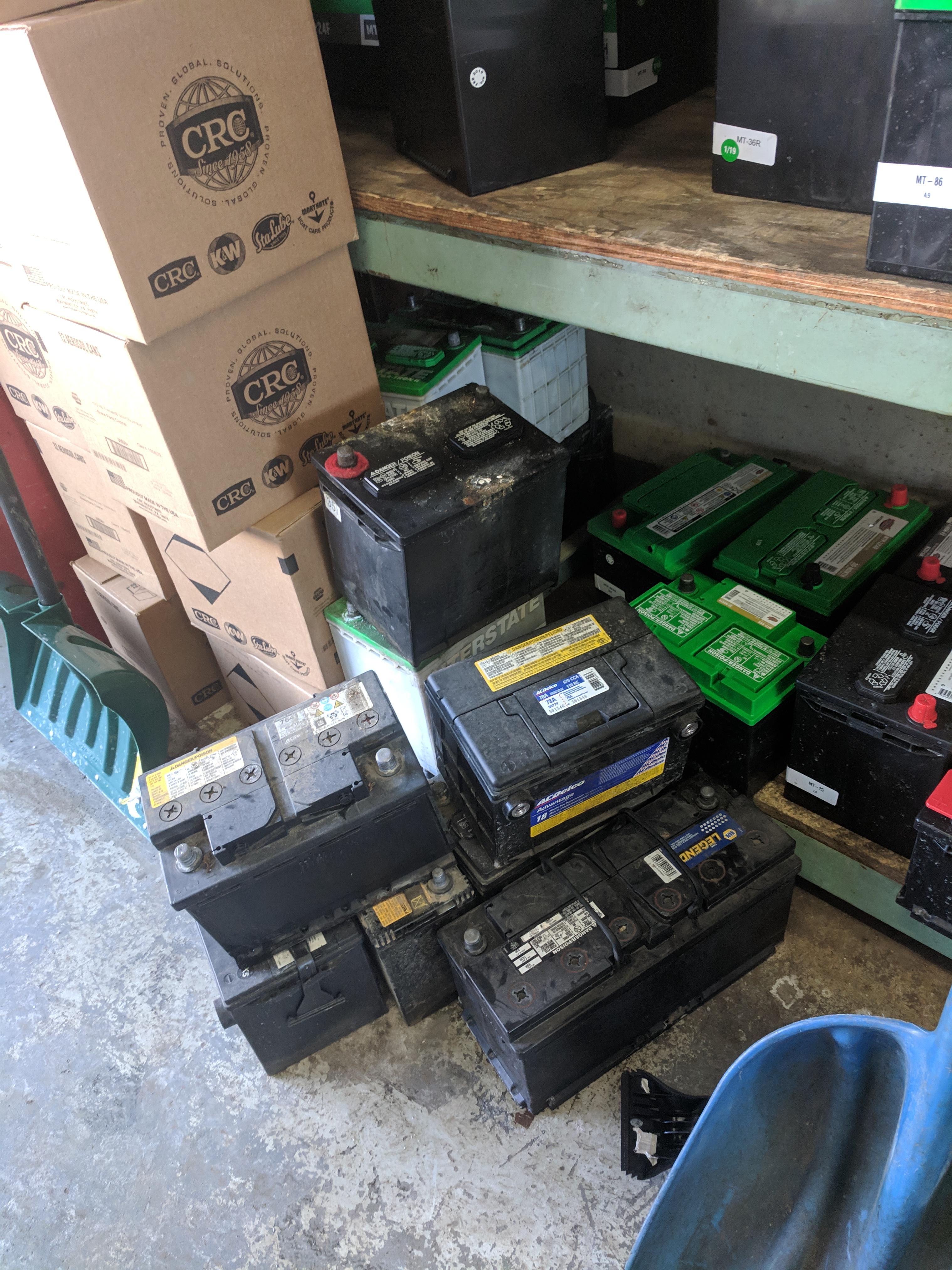 Minnesota winter has been hard on batteries, our pile is overflowing