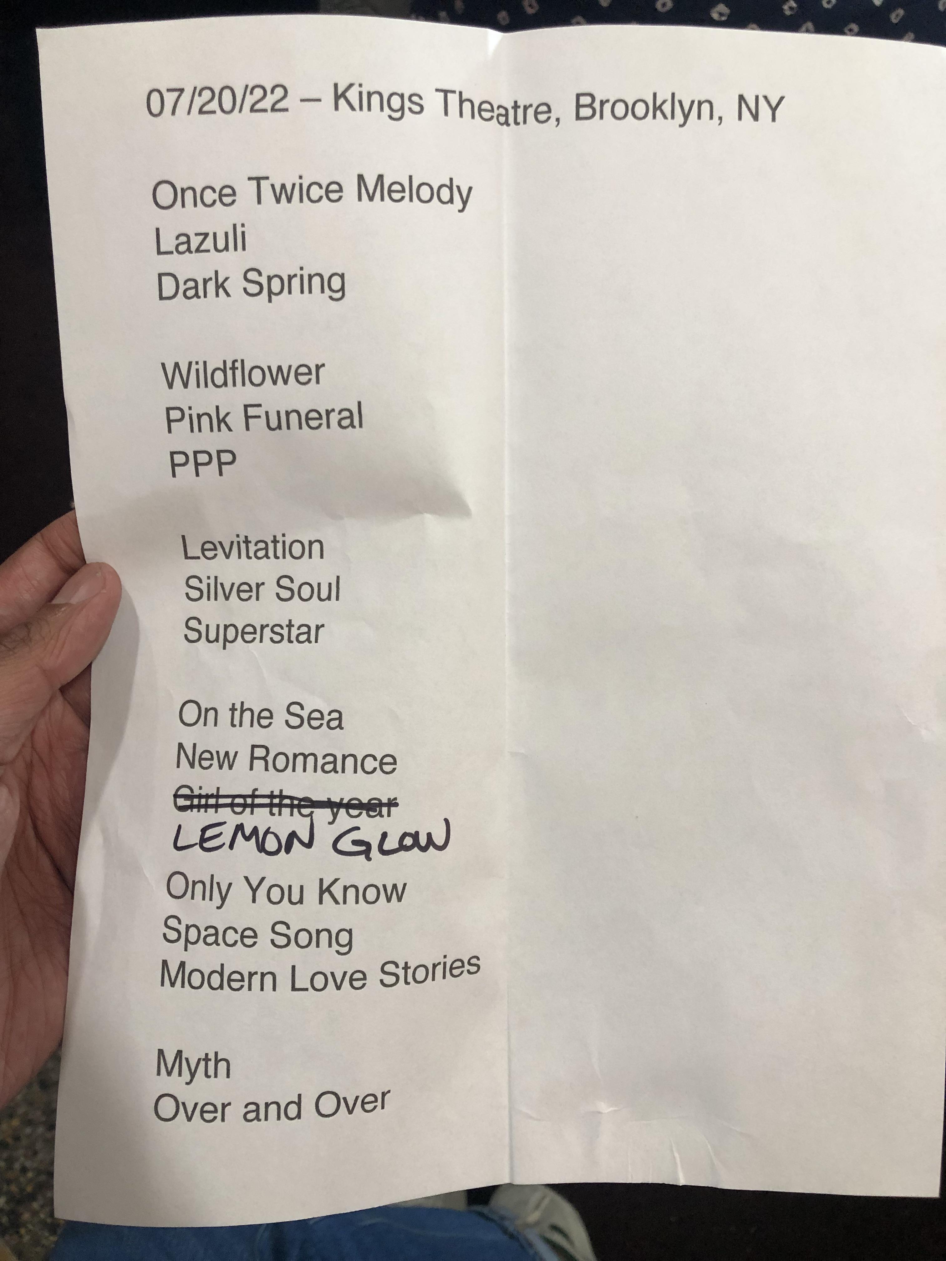 Beach House Kings Theatre Night 2 Setlist (2022) r/BeachHouse