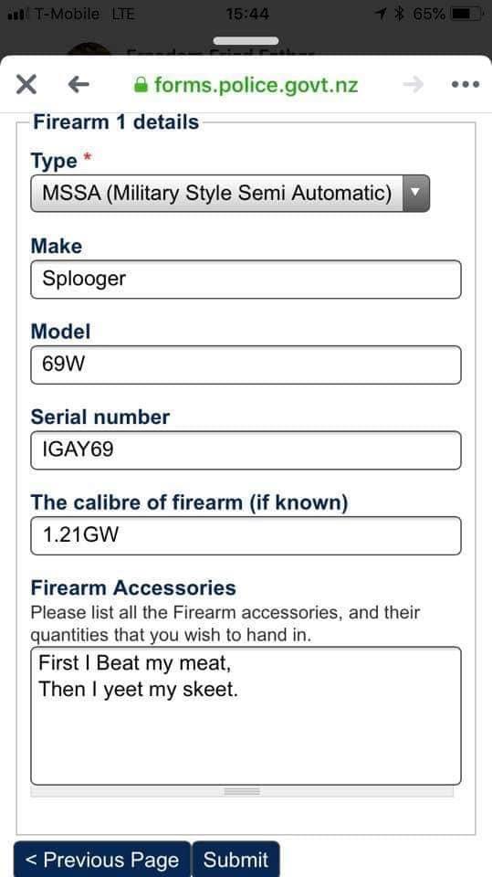 No gun registry = no problem r/Firearms