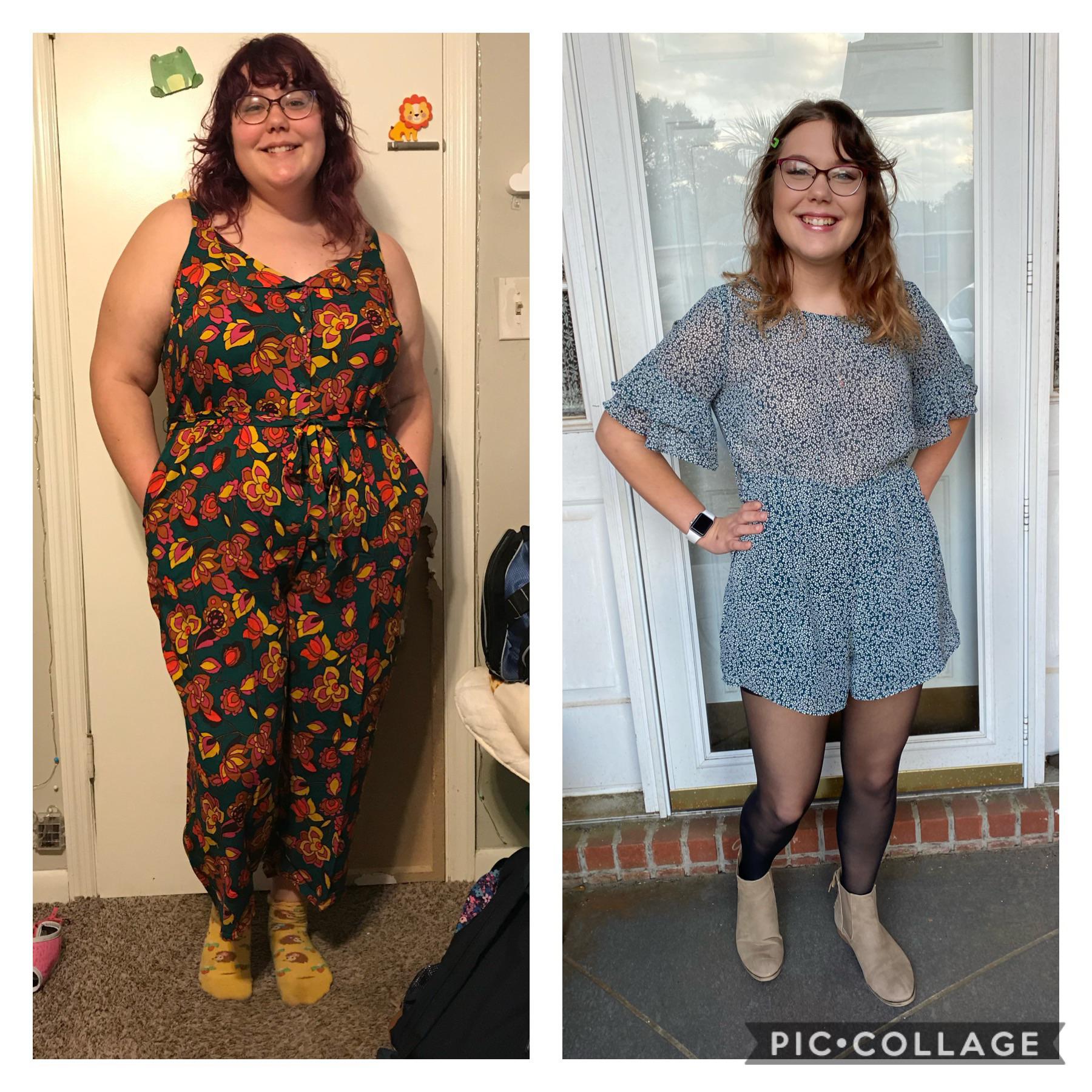 F/21/5’7” [240 lbs > 160 lbs] After 11 months of hard work, I have