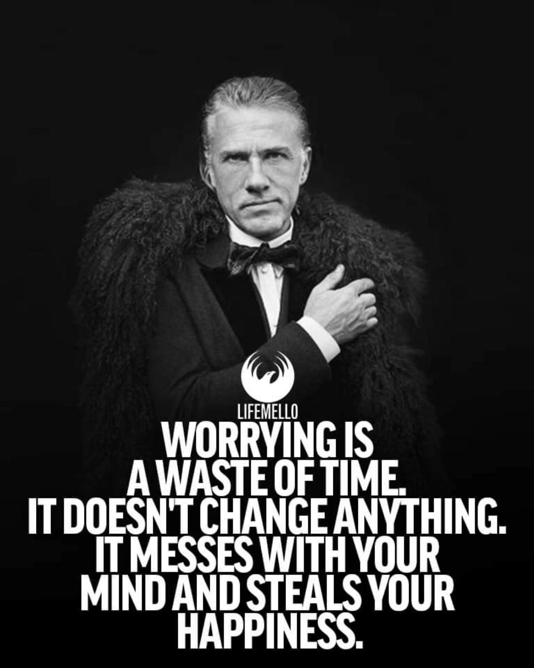 Worrying is a waste of time r/MotivationalPics