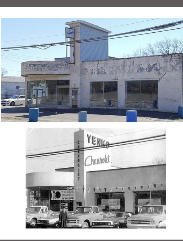 Yenko Chevrolet Dealership in Canonsburg, Pennsylvania which closed in