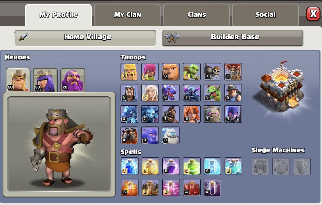 Clash Of Clans Max Level Troops