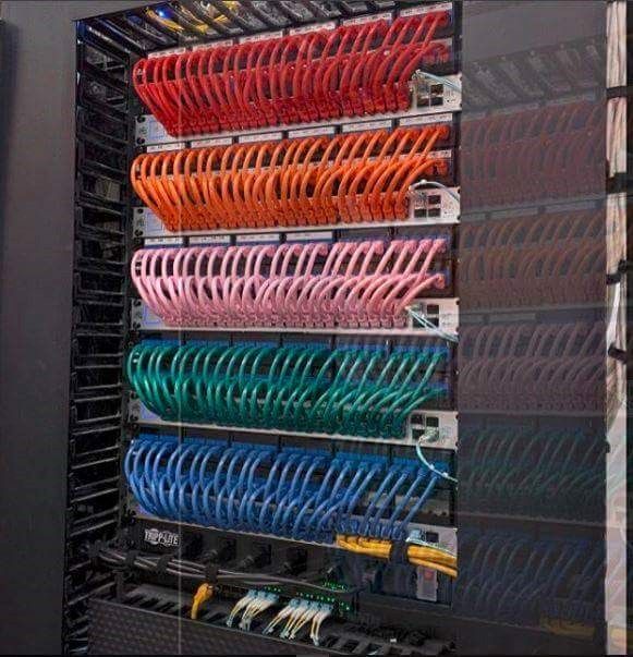 This cable management r/oddlysatisfying